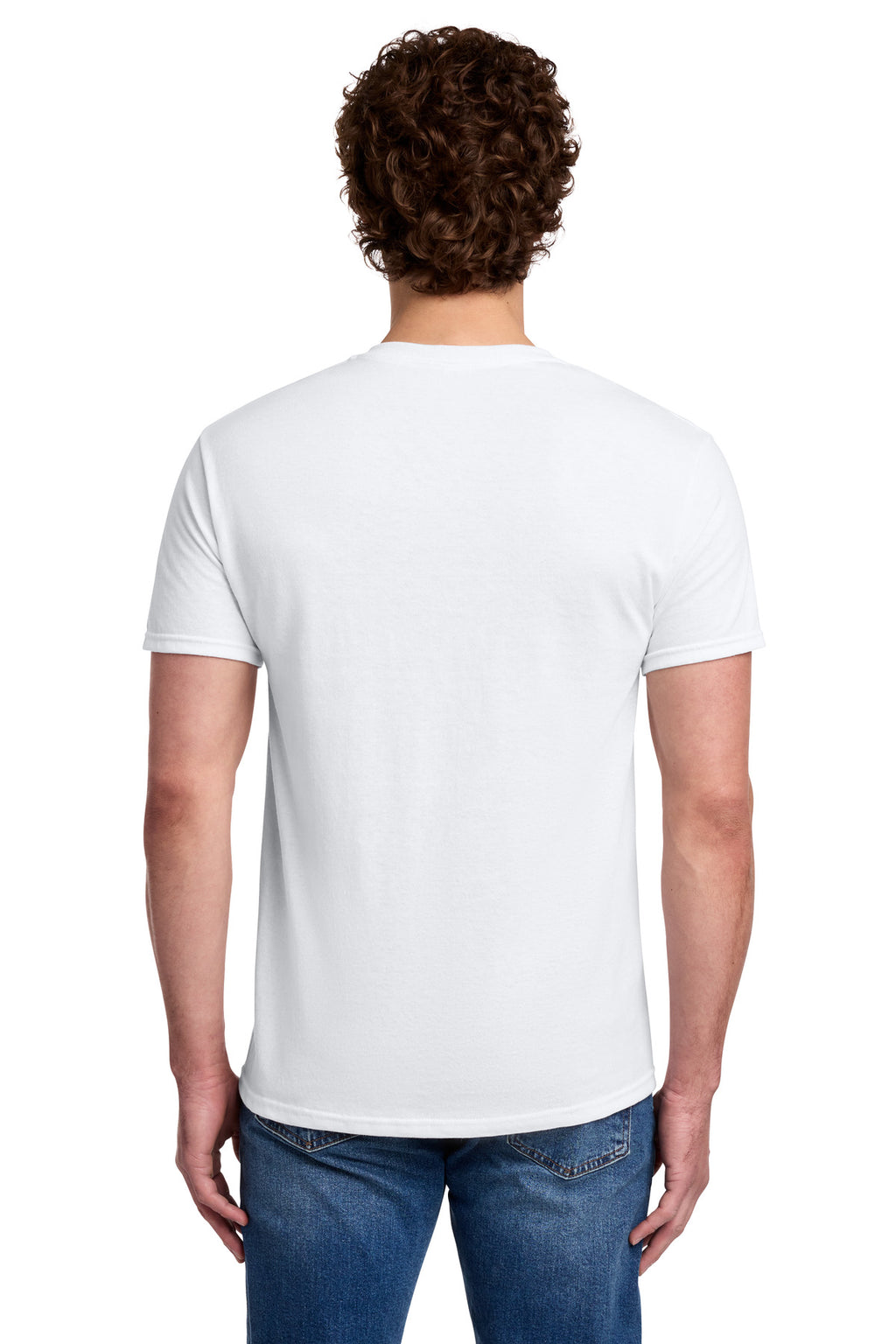 Jerzees - Dri-Power 50/50 Cotton/Poly Pocket T-Shirt. 29MP - White - back
