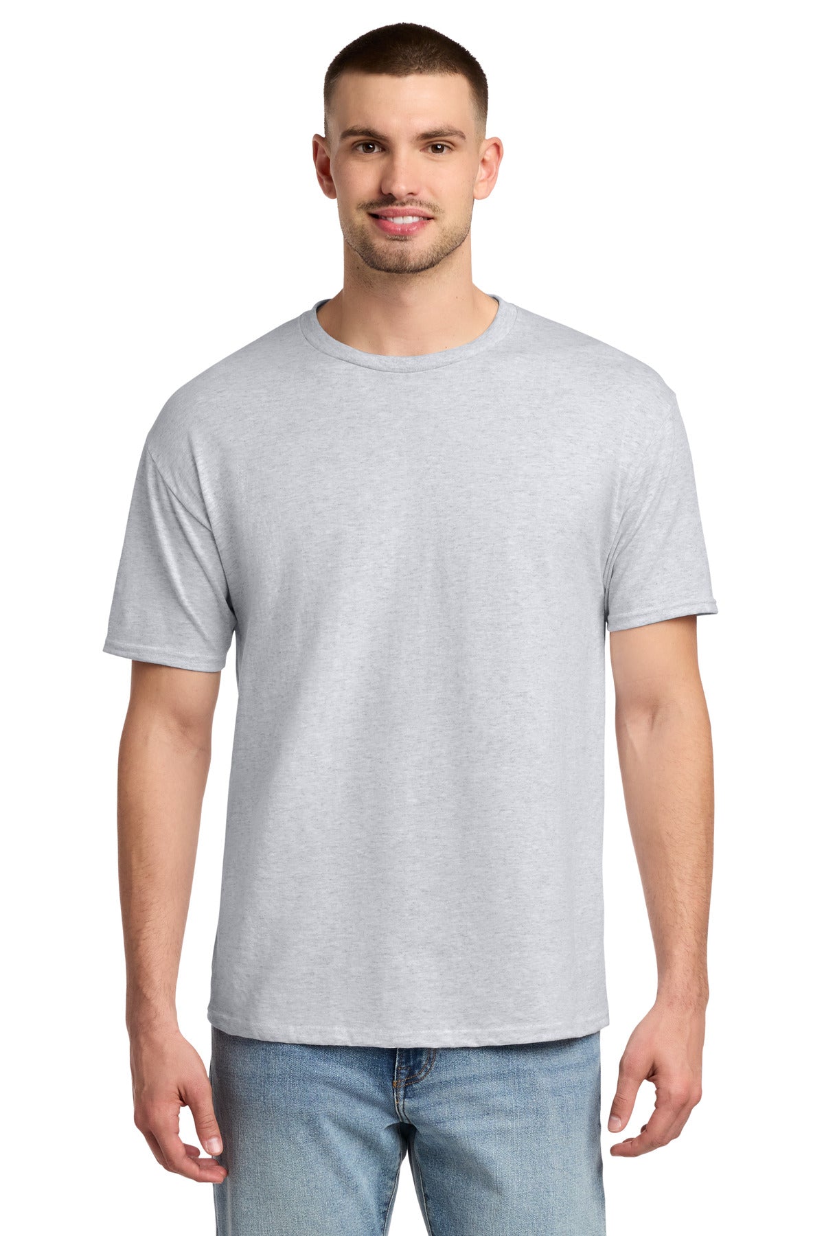 Jerzees - Dri-Power 50/50 Cotton/Poly T-Shirt. 29M - Ash - front