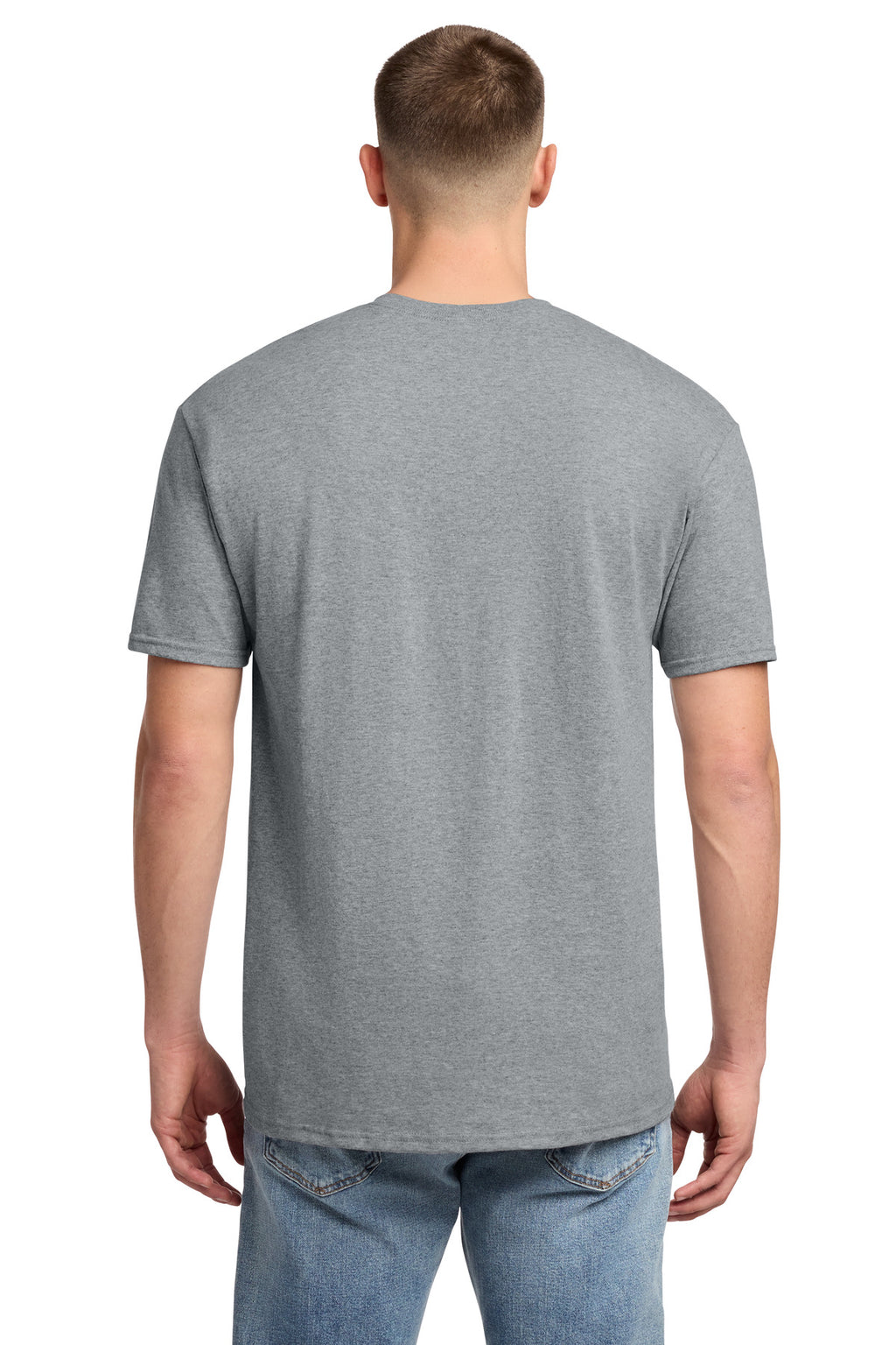 Jerzees - Dri-Power 50/50 Cotton/Poly T-Shirt. 29M - Athletic Heather - back