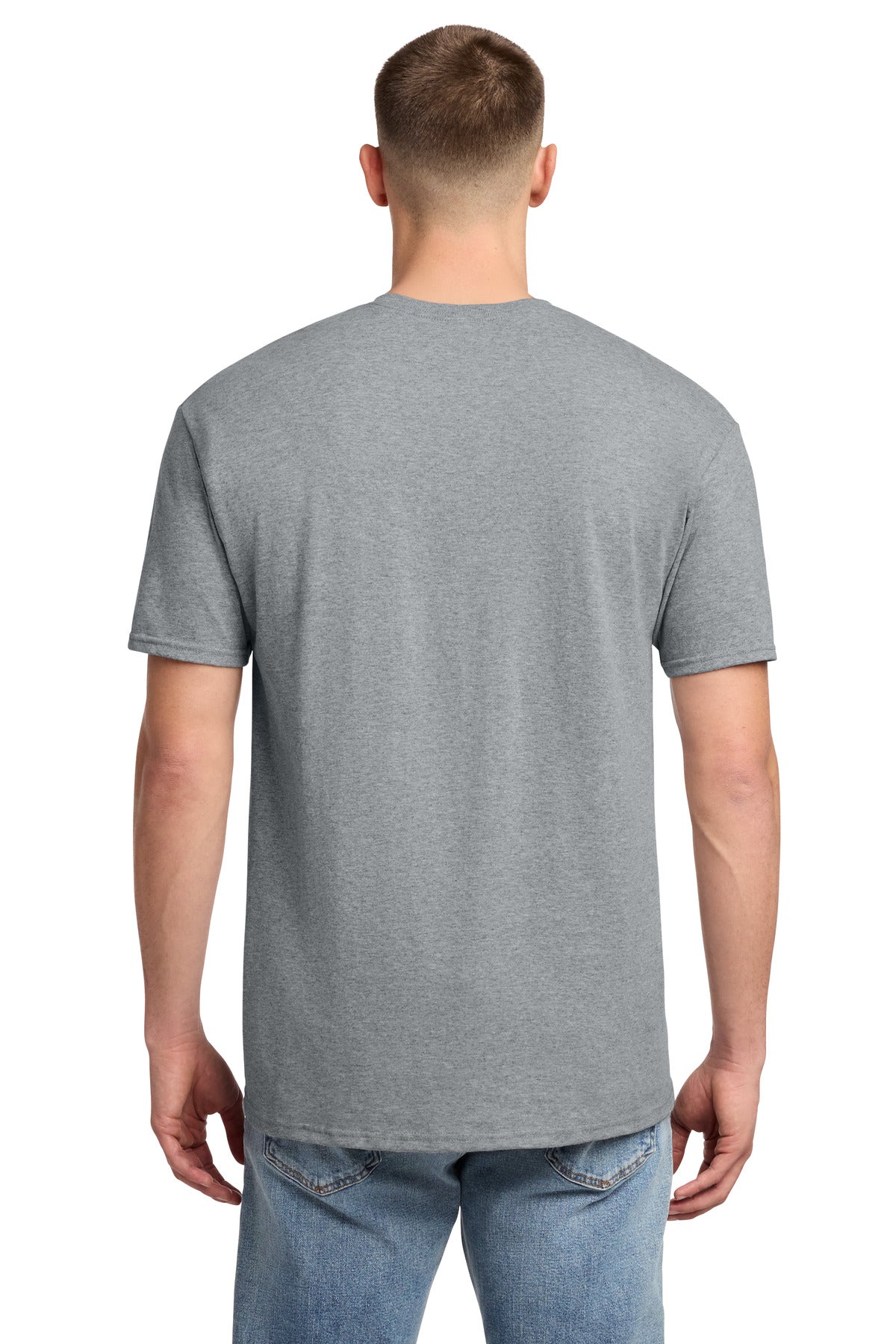 Jerzees - Dri-Power 50/50 Cotton/Poly T-Shirt. 29M - Athletic Heather - back