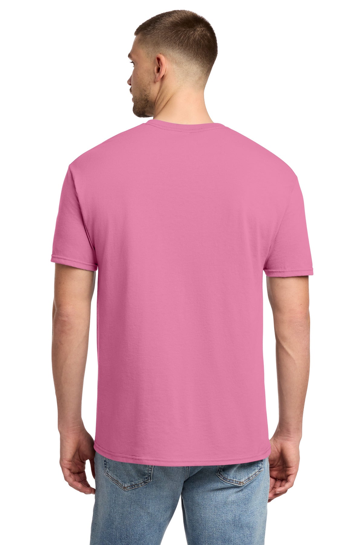 Jerzees - Dri-Power 50/50 Cotton/Poly T-Shirt. 29M - Azalea - back