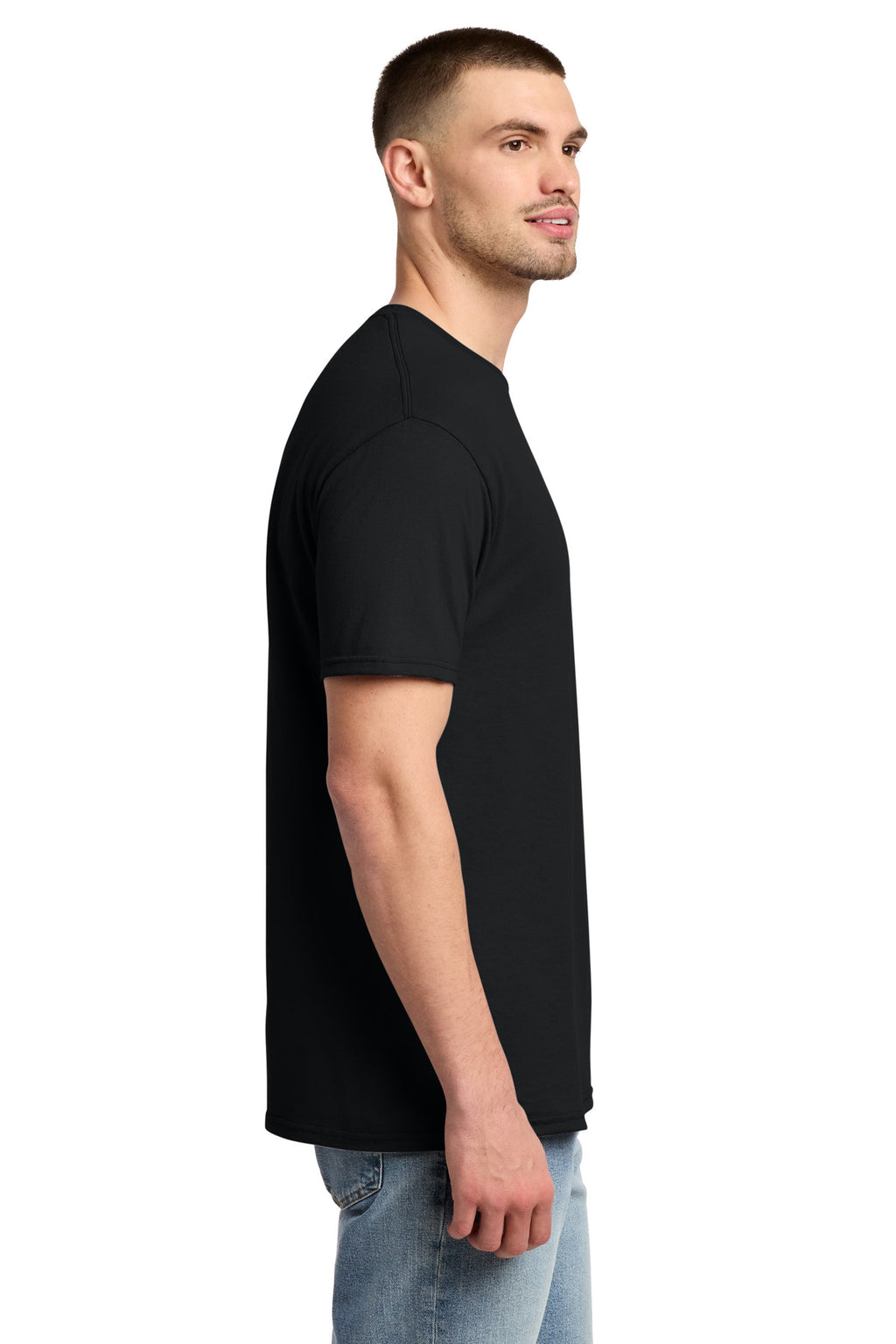 Jerzees - Dri-Power 50/50 Cotton/Poly T-Shirt. 29M - Black - side