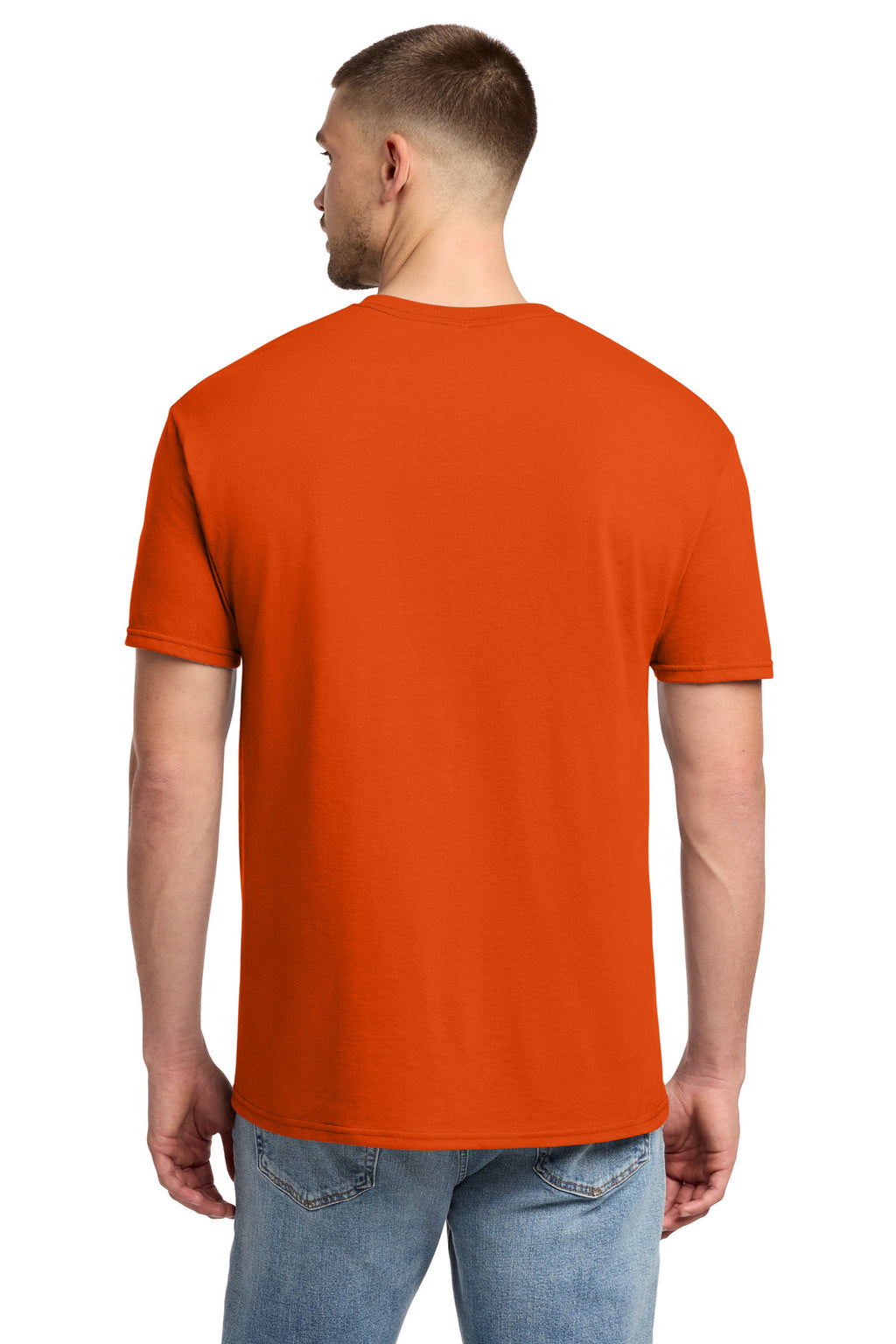 Jerzees - Dri-Power 50/50 Cotton/Poly T-Shirt. 29M - Burnt Orange - back