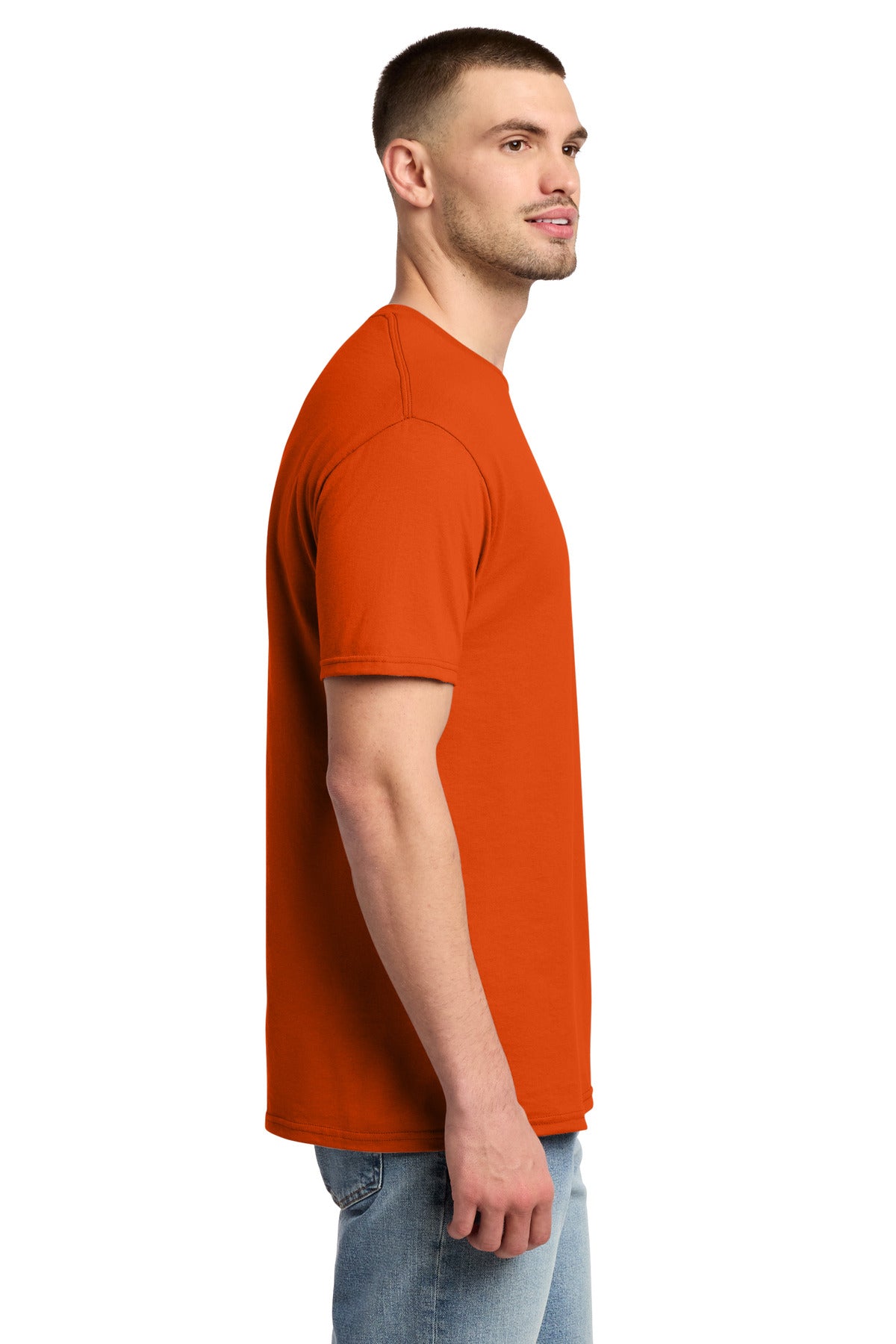 Jerzees - Dri-Power 50/50 Cotton/Poly T-Shirt. 29M - Burnt Orange - side