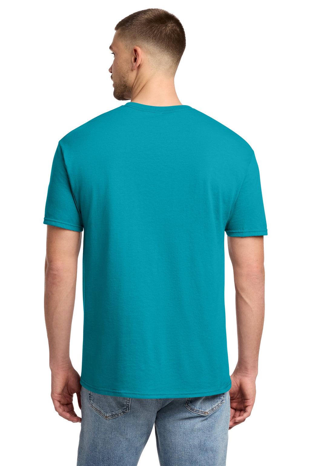 Jerzees - Dri-Power 50/50 Cotton/Poly T-Shirt. 29M - California Blue - back