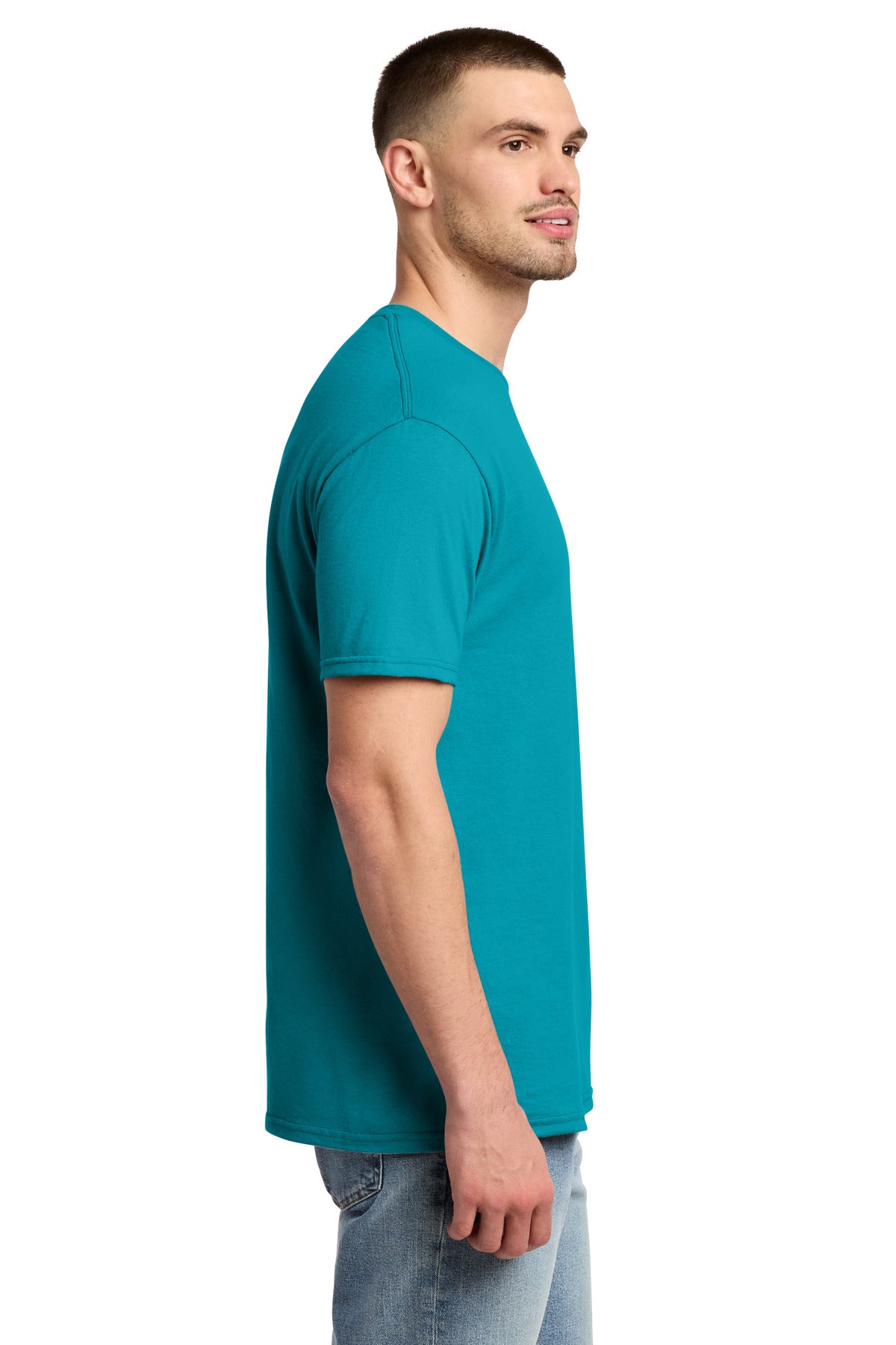 Jerzees - Dri-Power 50/50 Cotton/Poly T-Shirt. 29M - California Blue - side