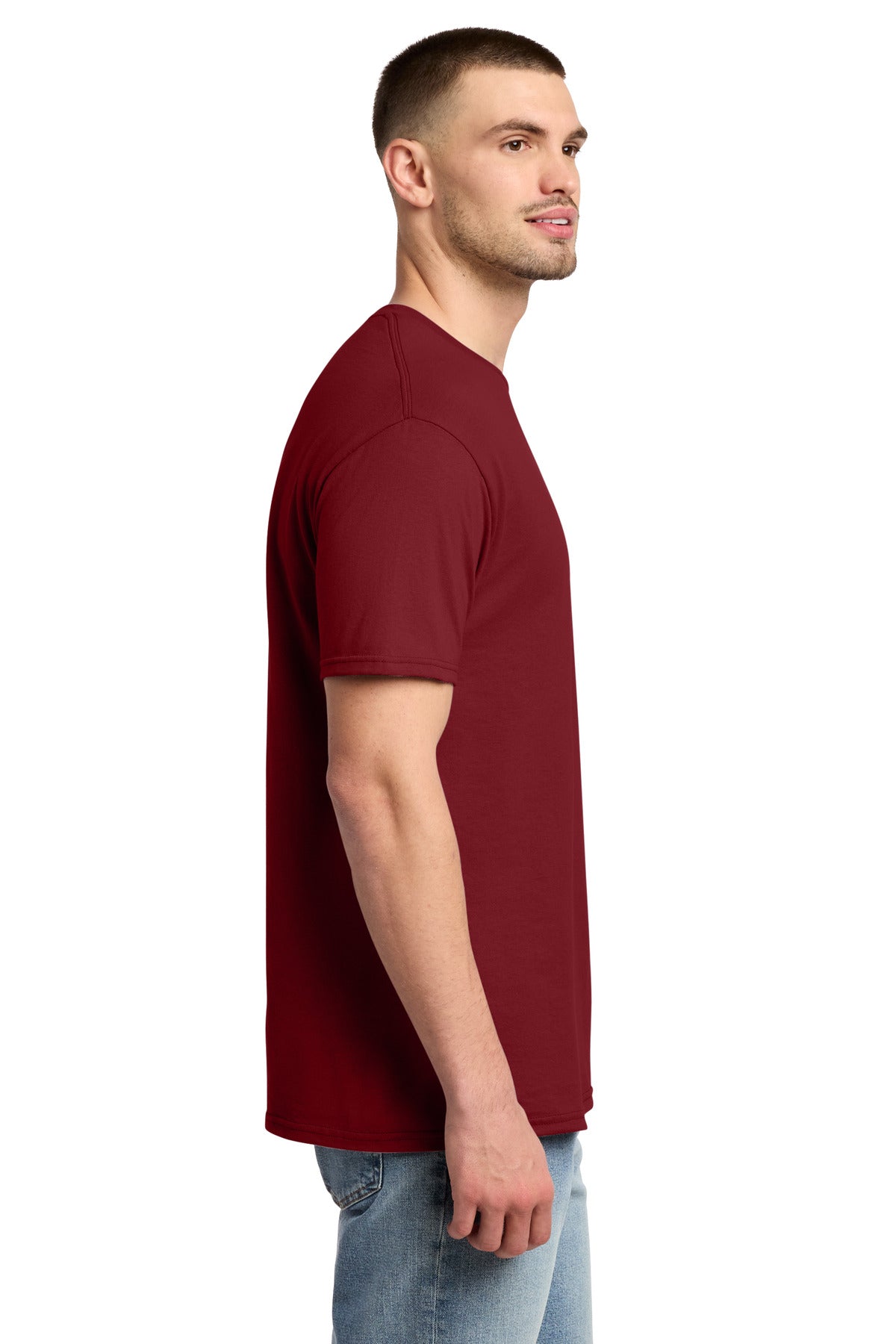 Jerzees - Dri-Power 50/50 Cotton/Poly T-Shirt. 29M - Cardinal - side