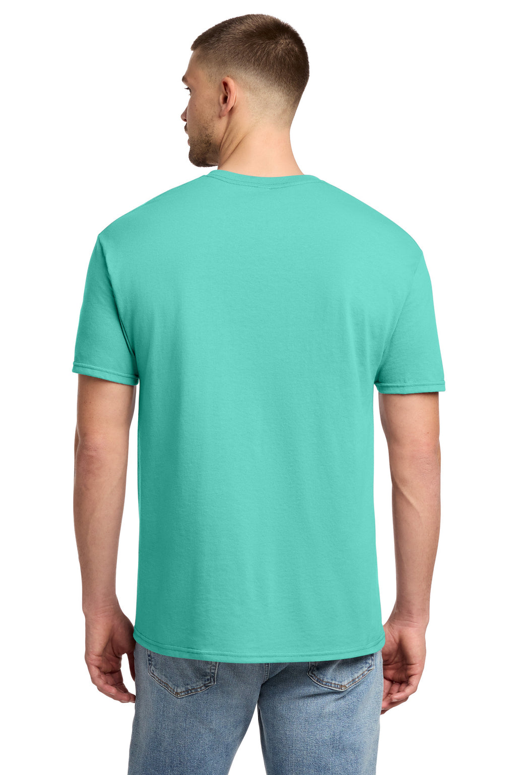 Jerzees - Dri-Power 50/50 Cotton/Poly T-Shirt. 29M - Cool Mint - back