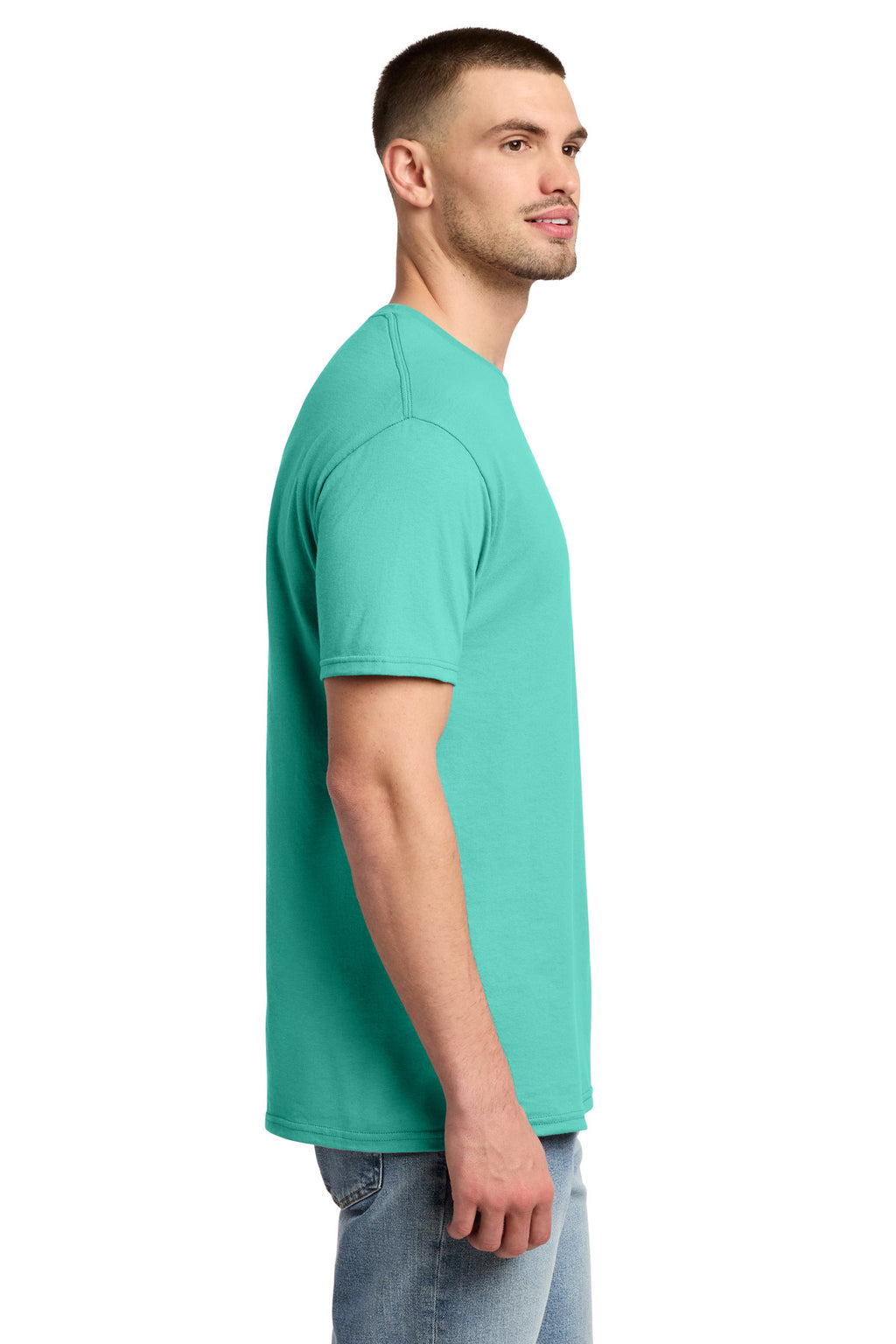 Jerzees - Dri-Power 50/50 Cotton/Poly T-Shirt. 29M - Cool Mint - side