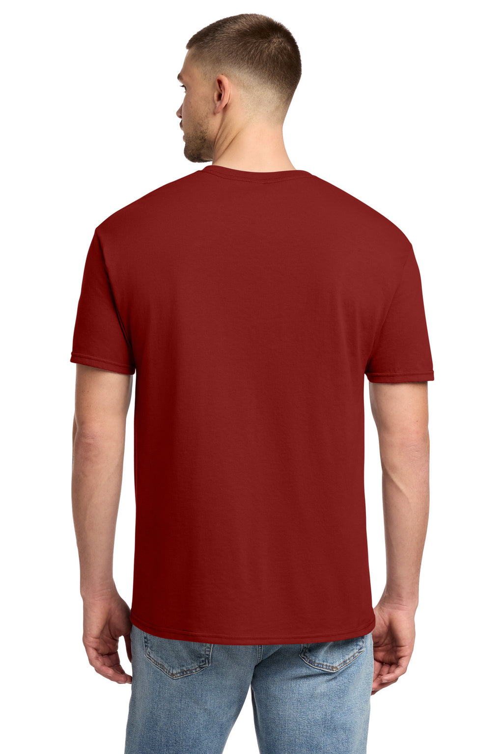 Jerzees - Dri-Power 50/50 Cotton/Poly T-Shirt. 29M - Crimson - back