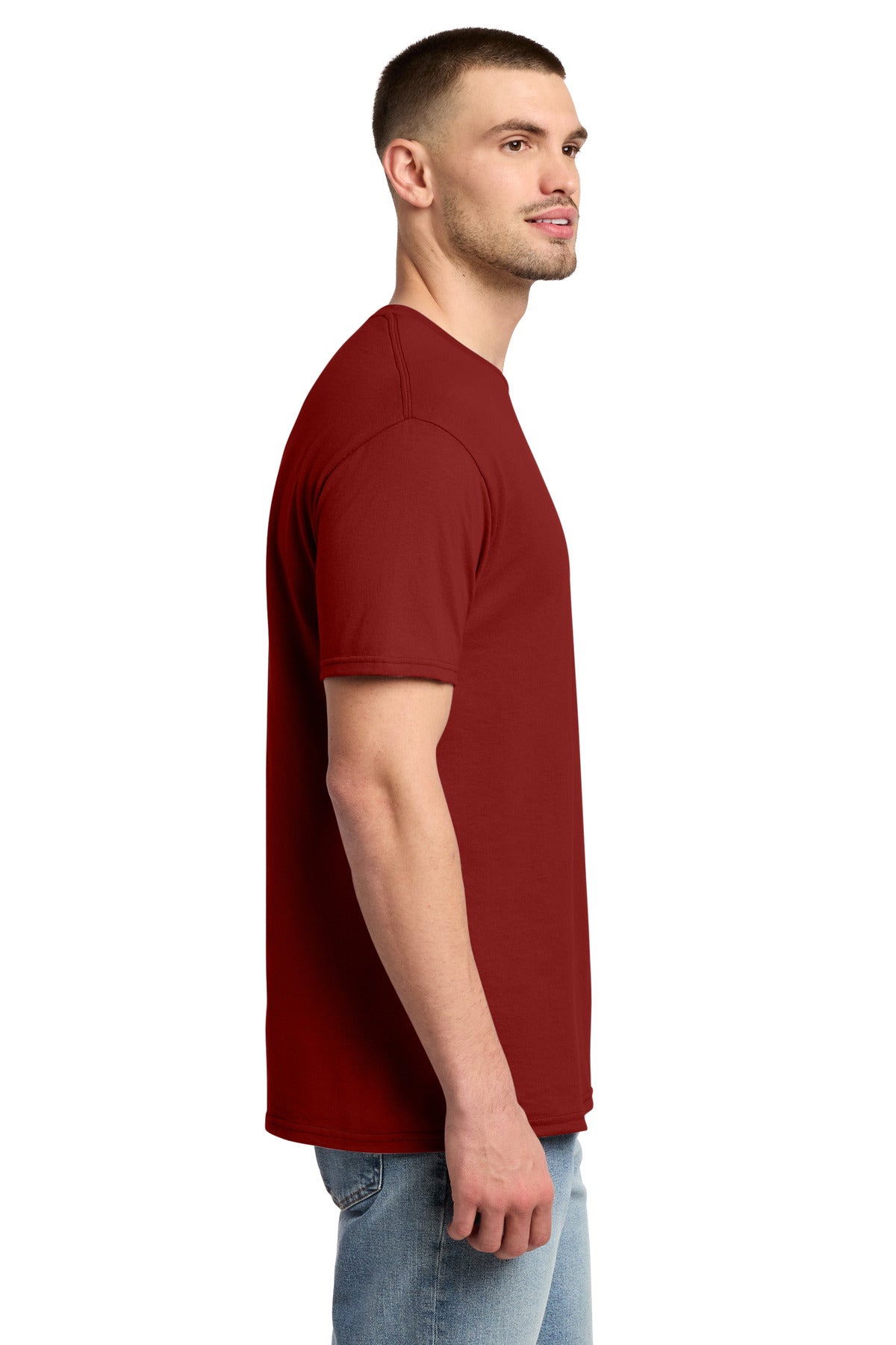 Jerzees - Dri-Power 50/50 Cotton/Poly T-Shirt. 29M - Crimson - side