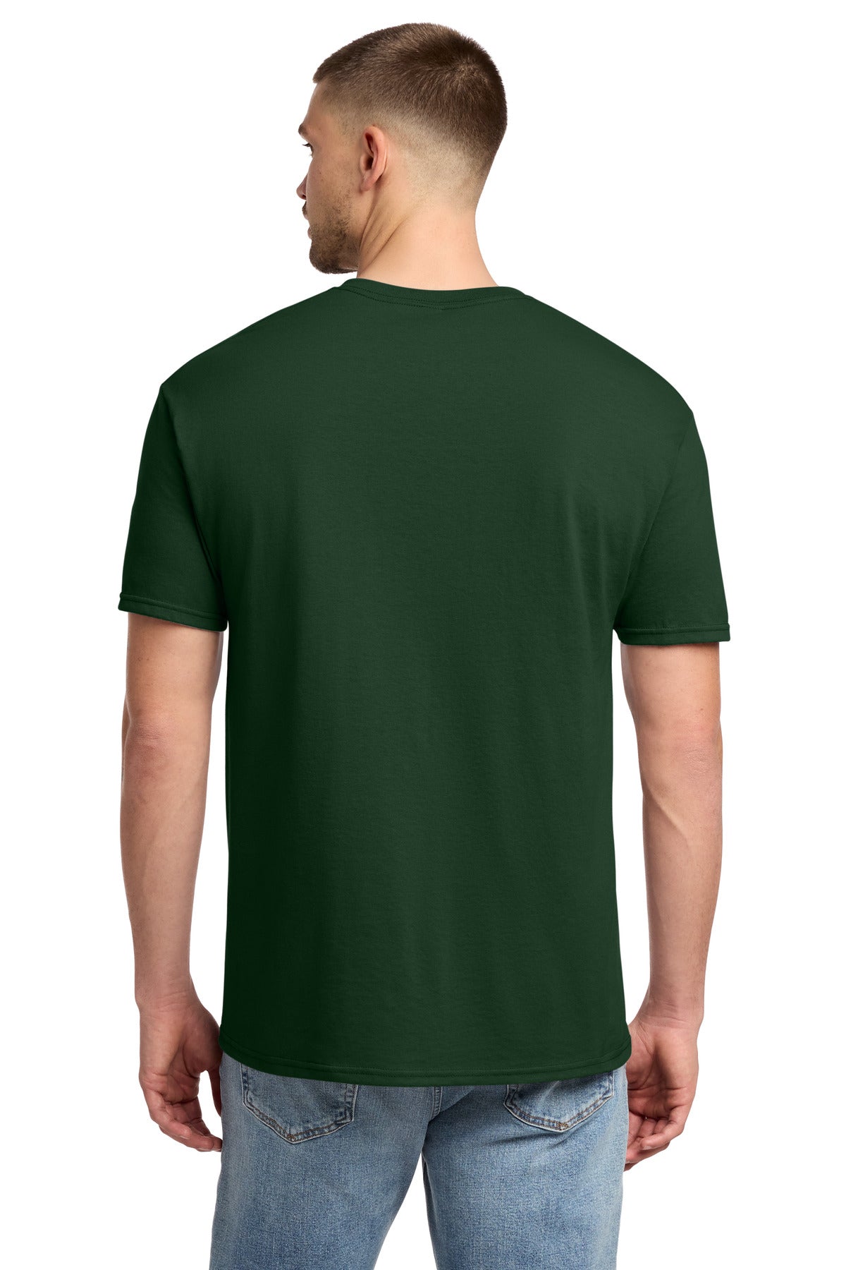 Jerzees - Dri-Power 50/50 Cotton/Poly T-Shirt. 29M - Forest Green - back