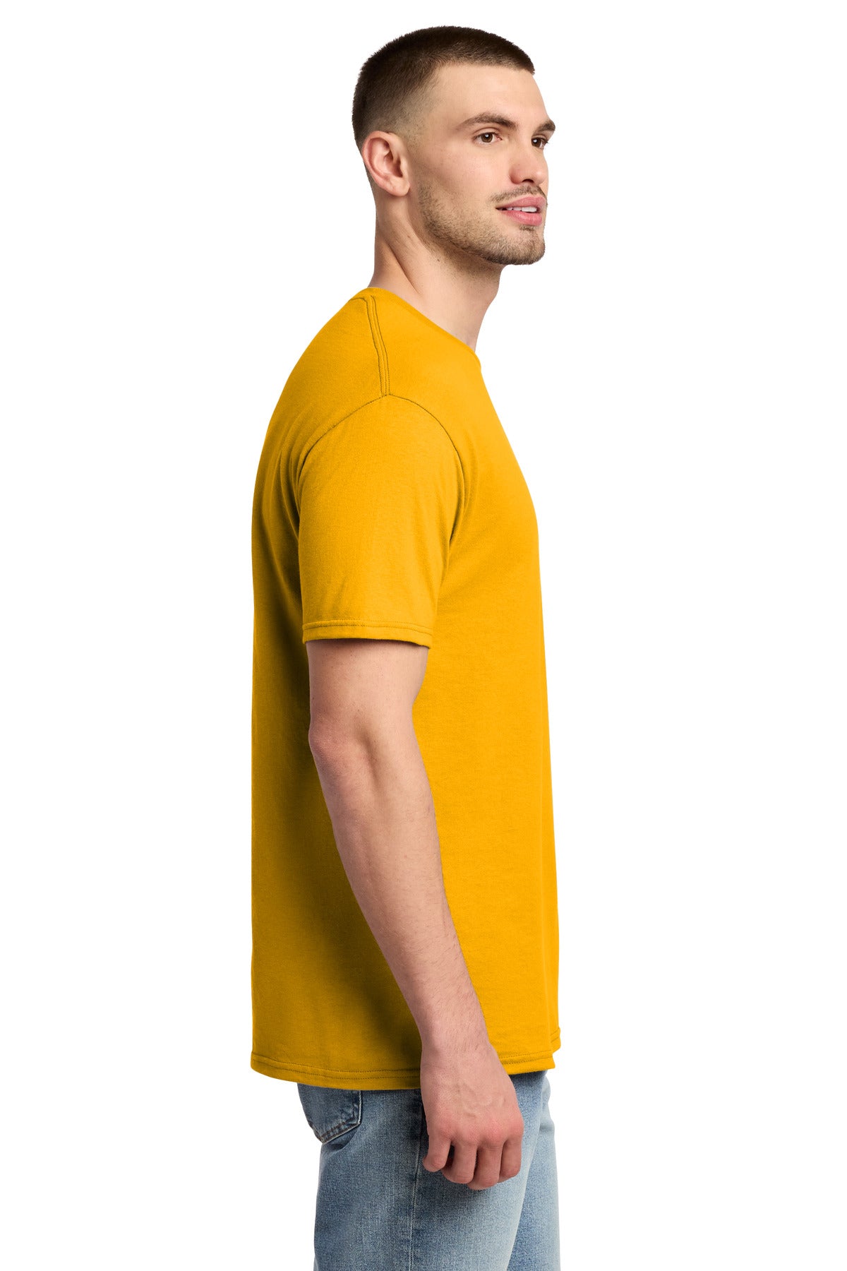 Jerzees - Dri-Power 50/50 Cotton/Poly T-Shirt. 29M - Gold - side