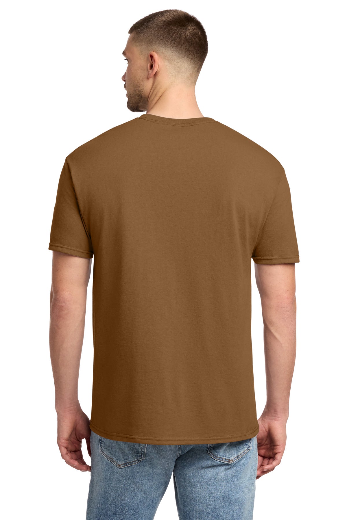 Jerzees - Dri-Power 50/50 Cotton/Poly T-Shirt. 29M - Golden Pecan - back