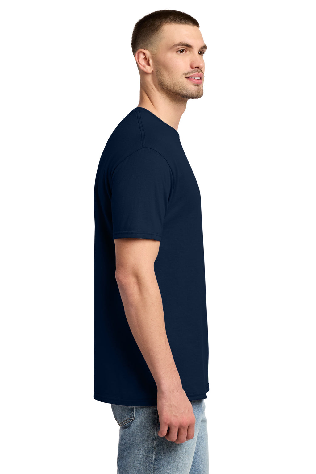 Jerzees - Dri-Power 50/50 Cotton/Poly T-Shirt. 29M - J. Navy - side