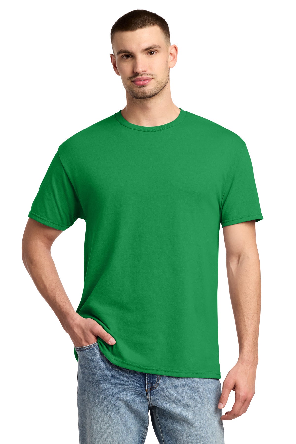 Jerzees - Dri-Power 50/50 Cotton/Poly T-Shirt. 29M - Kelly - front