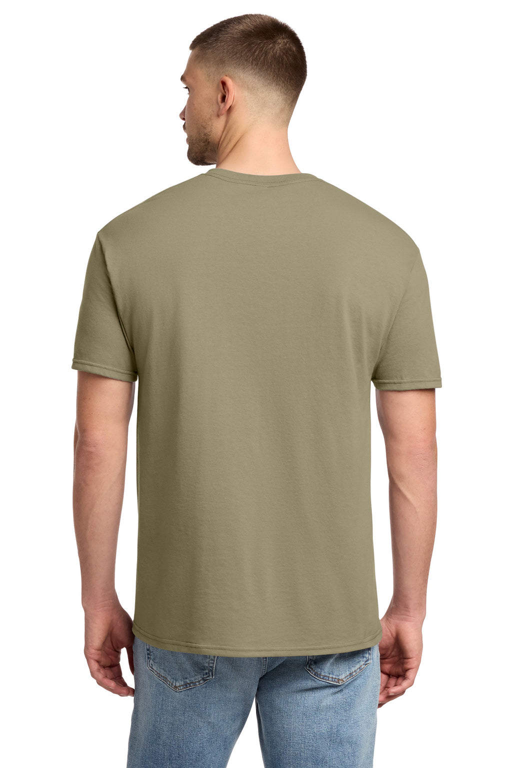 Jerzees - Dri-Power 50/50 Cotton/Poly T-Shirt. 29M - Khaki - back