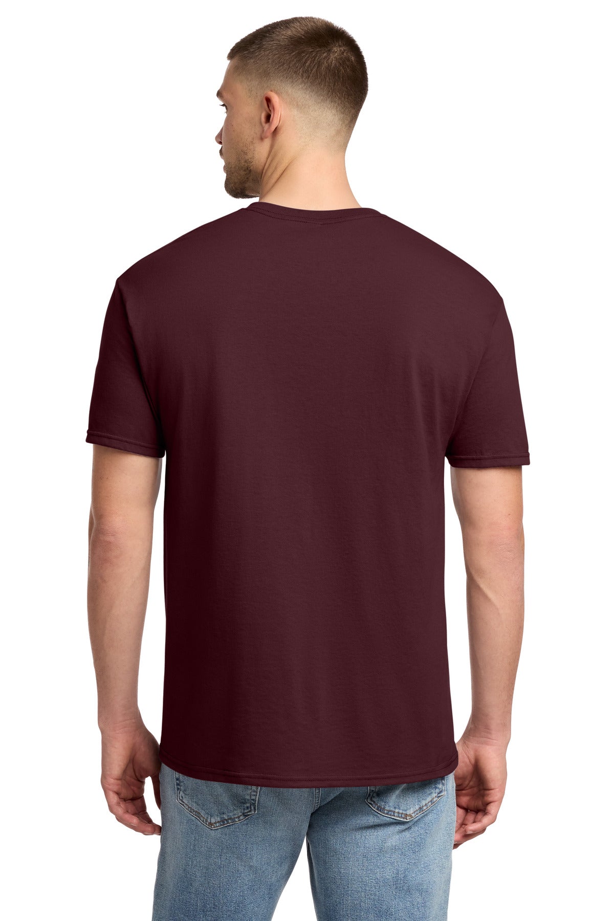 Jerzees - Dri-Power 50/50 Cotton/Poly T-Shirt. 29M - Maroon - back