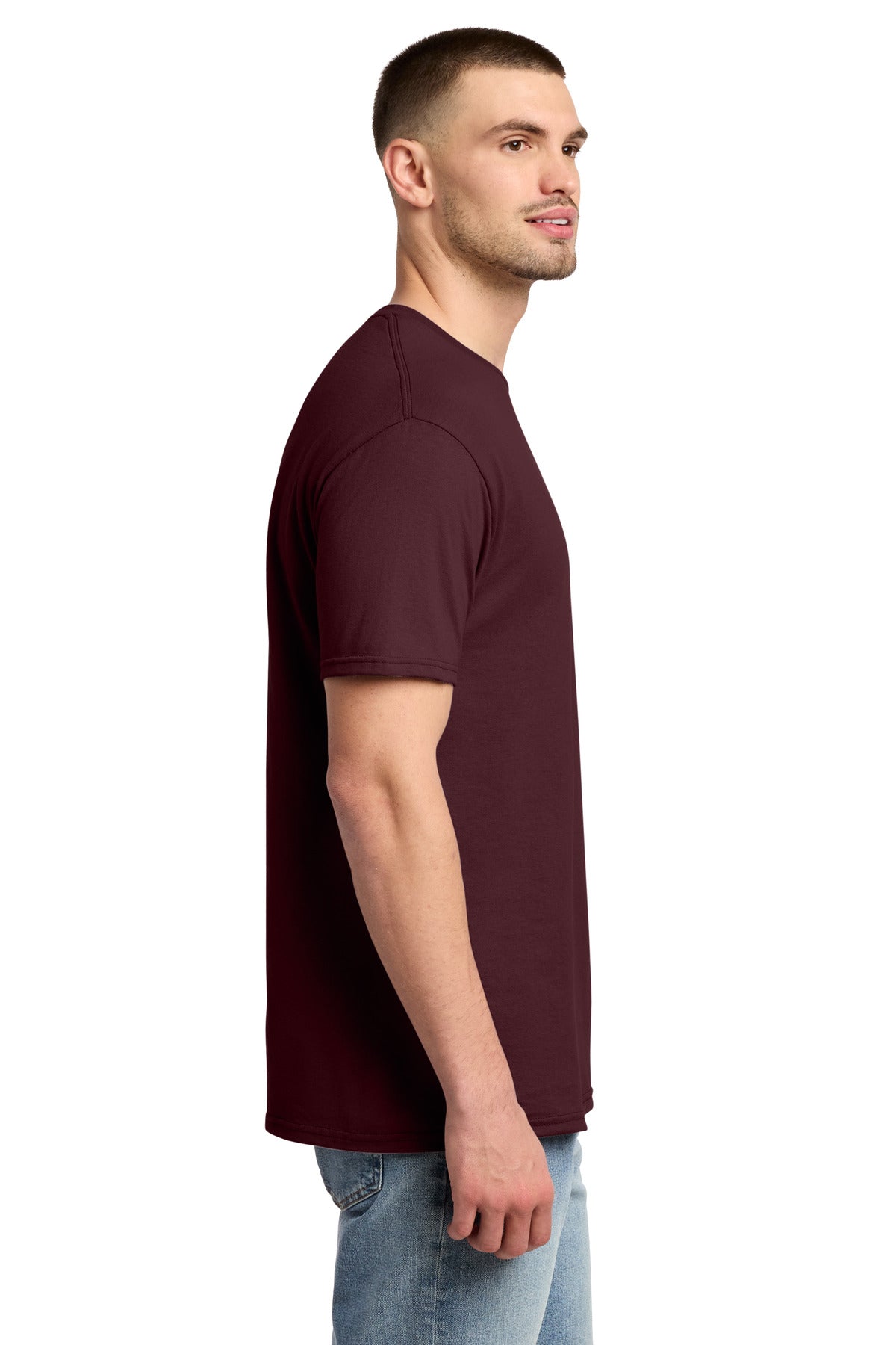 Jerzees - Dri-Power 50/50 Cotton/Poly T-Shirt. 29M - Maroon - side