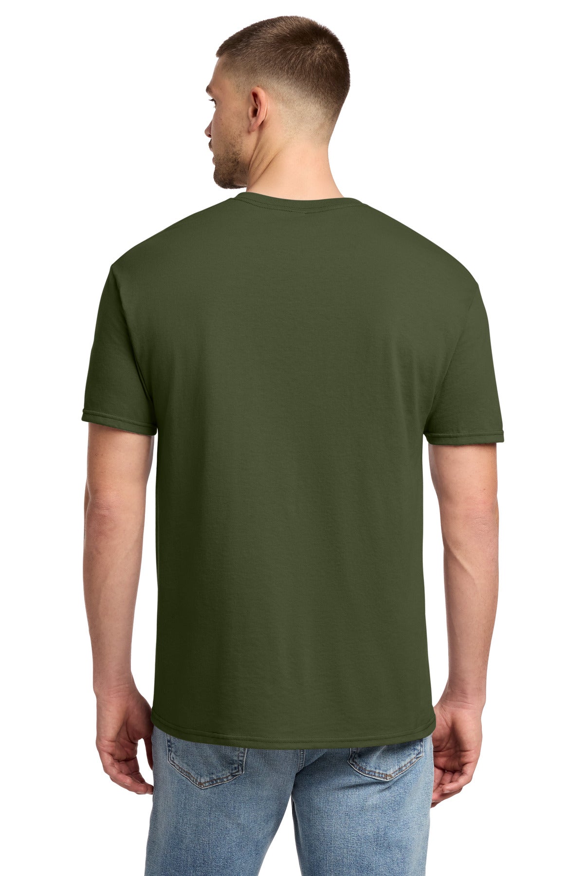 Jerzees - Dri-Power 50/50 Cotton/Poly T-Shirt. 29M - Military Green - back
