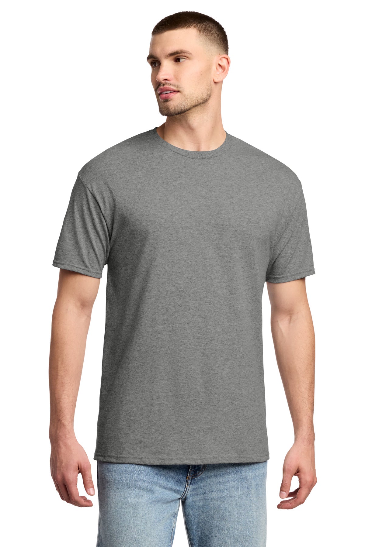 Jerzees - Dri-Power 50/50 Cotton/Poly T-Shirt. 29M - Oxford - front