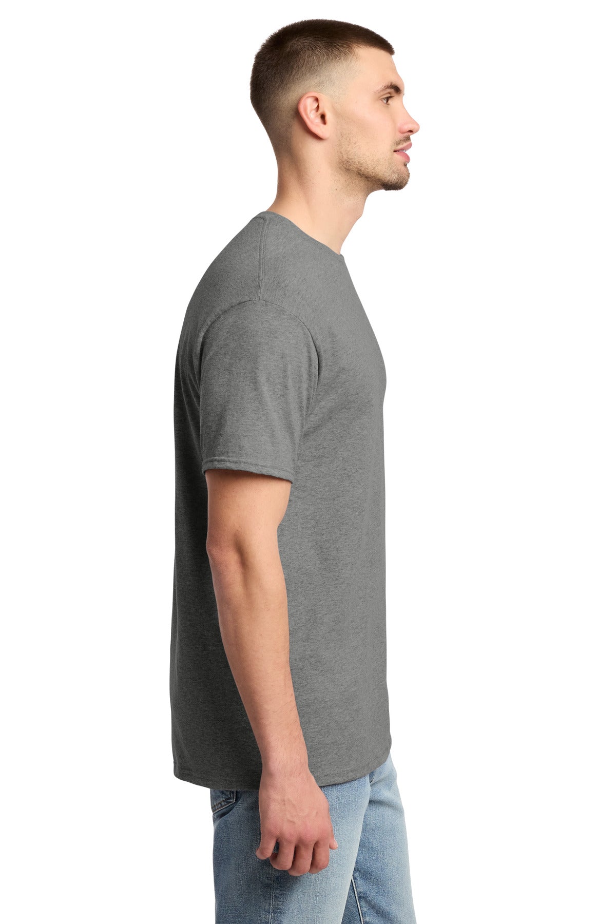 Jerzees - Dri-Power 50/50 Cotton/Poly T-Shirt. 29M - Oxford - side