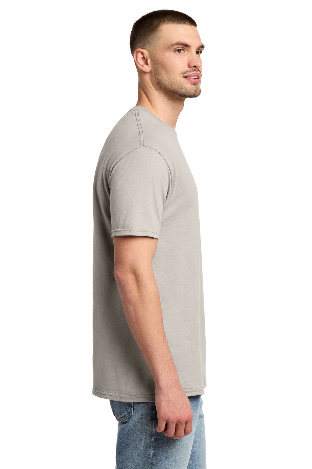 Jerzees - Dri-Power 50/50 Cotton/Poly T-Shirt. 29M - Sandstone - side