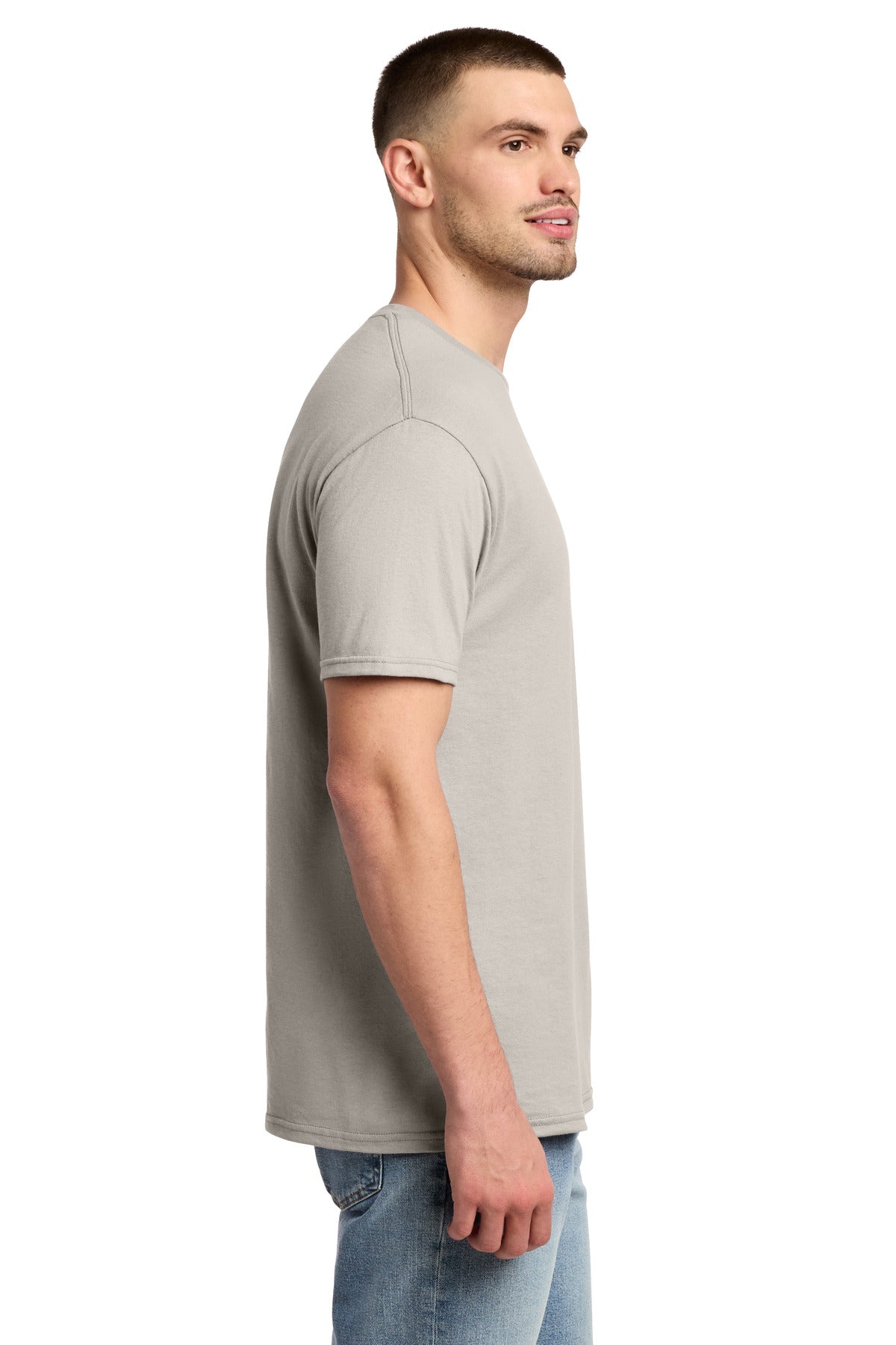 Jerzees - Dri-Power 50/50 Cotton/Poly T-Shirt. 29M - Sandstone - side