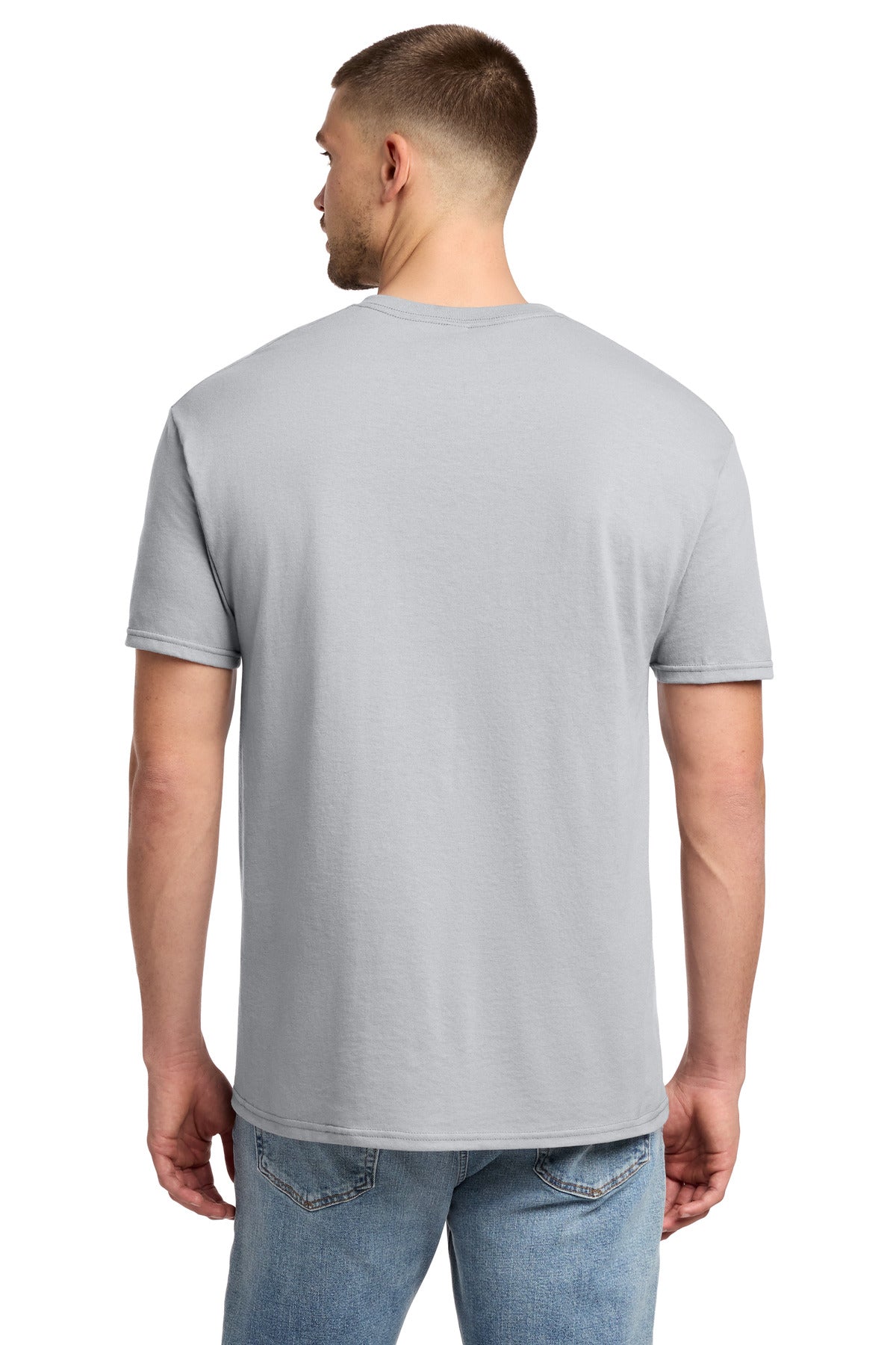 Jerzees - Dri-Power 50/50 Cotton/Poly T-Shirt. 29M - Silver - back