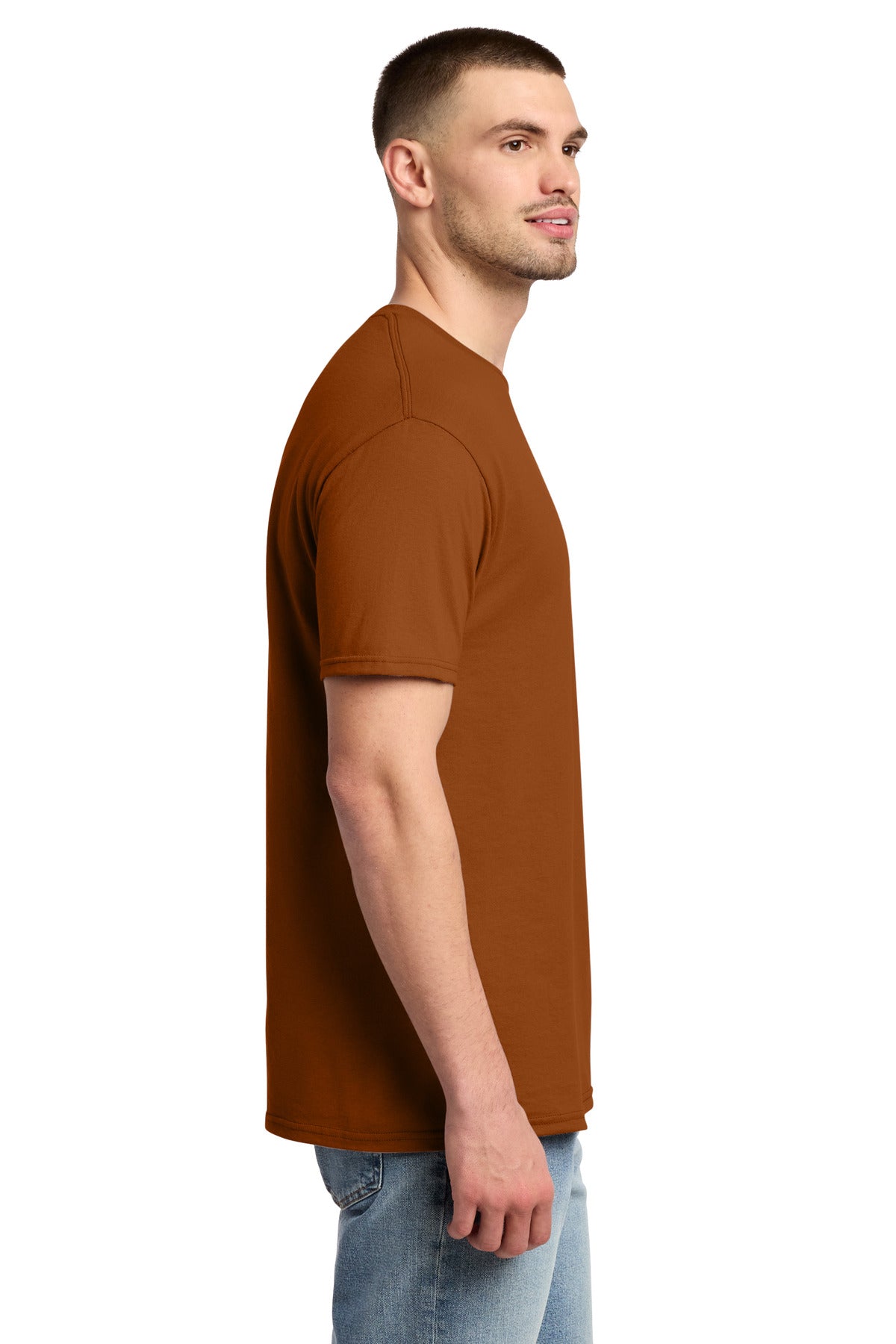 Jerzees - Dri-Power 50/50 Cotton/Poly T-Shirt. 29M - T Orange - side