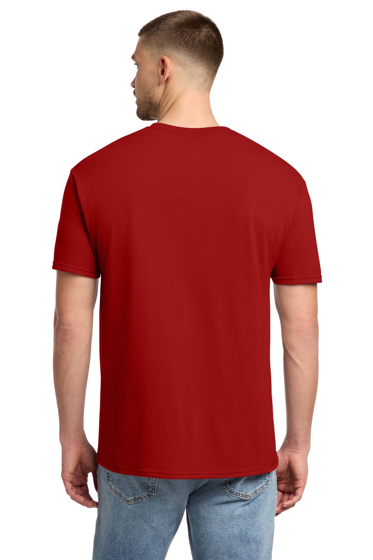 Jerzees - Dri-Power 50/50 Cotton/Poly T-Shirt. 29M - True Red - back