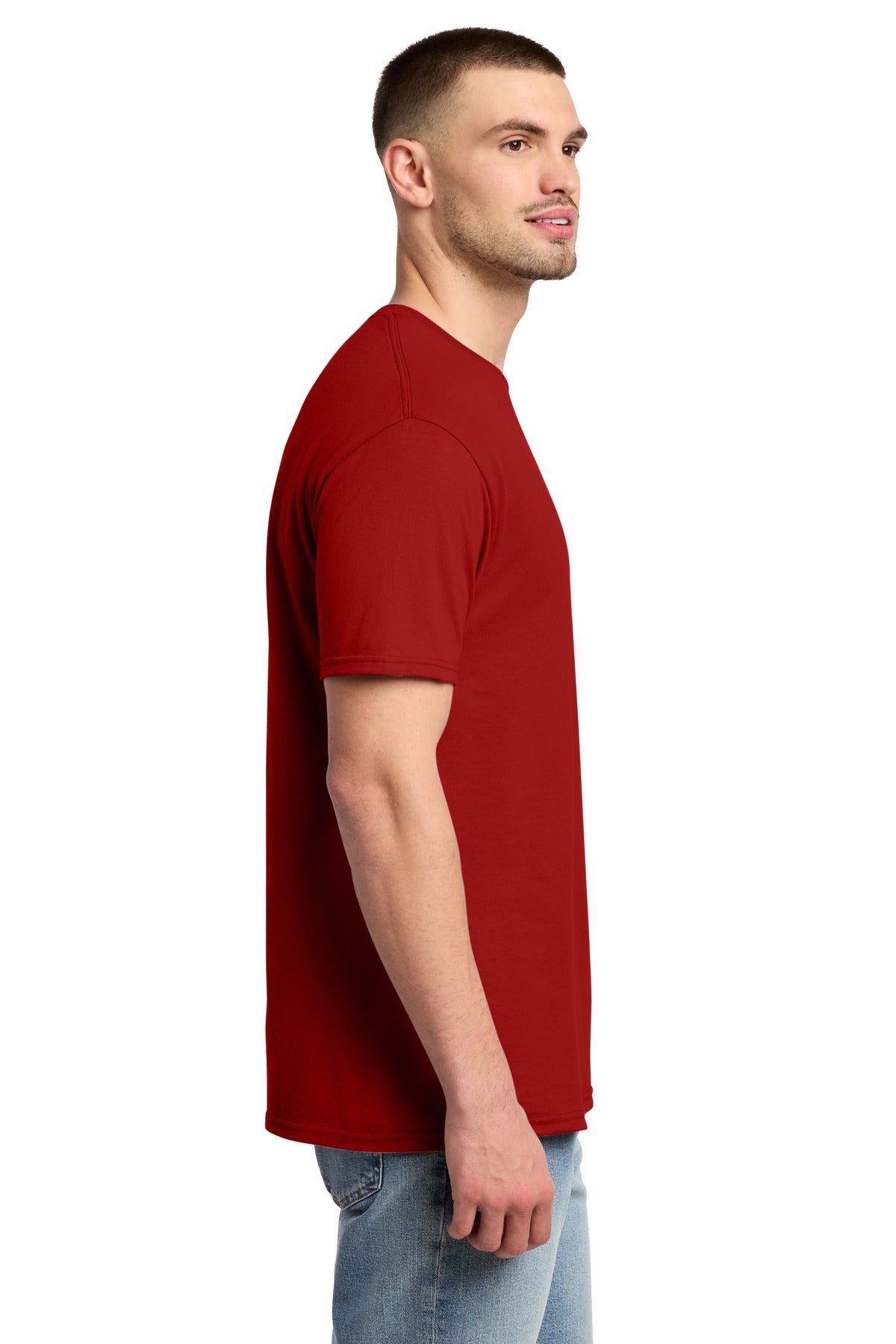 Jerzees - Dri-Power 50/50 Cotton/Poly T-Shirt. 29M - True Red - side