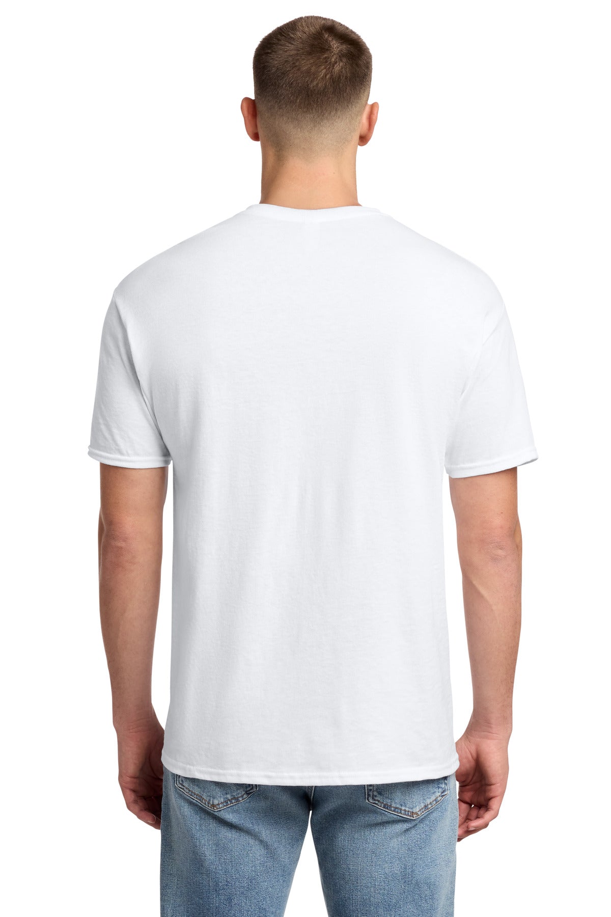 Jerzees - Dri-Power 50/50 Cotton/Poly T-Shirt. 29M - White - back