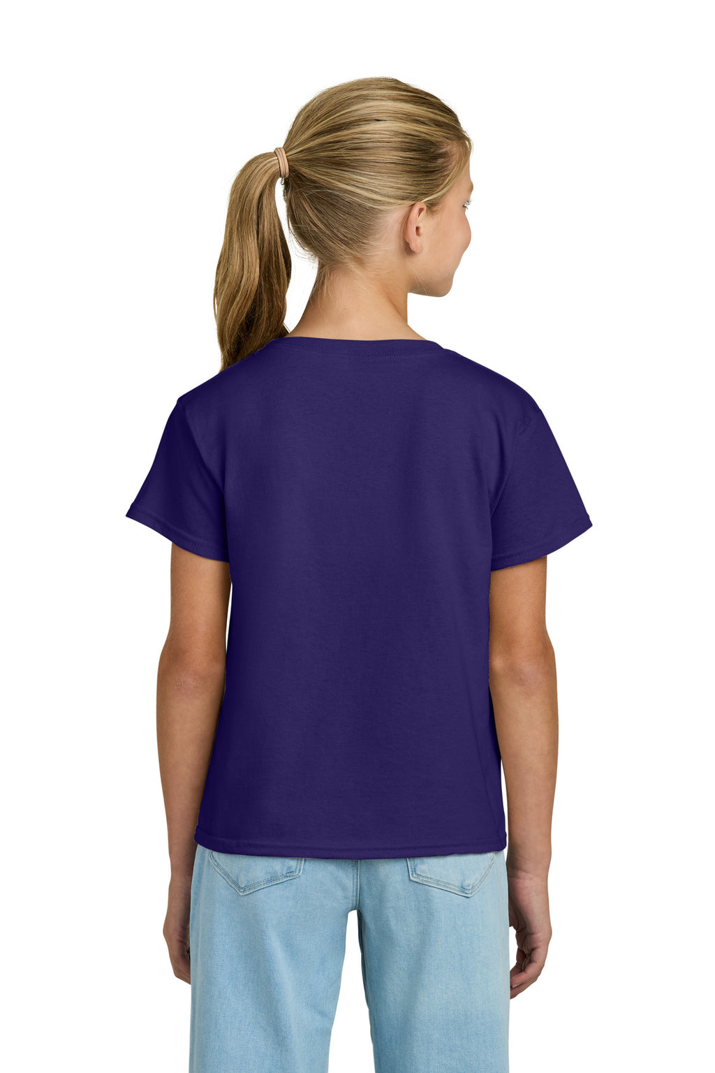 Gildan Youth Light Cotton Tee 3000B - Purple - back