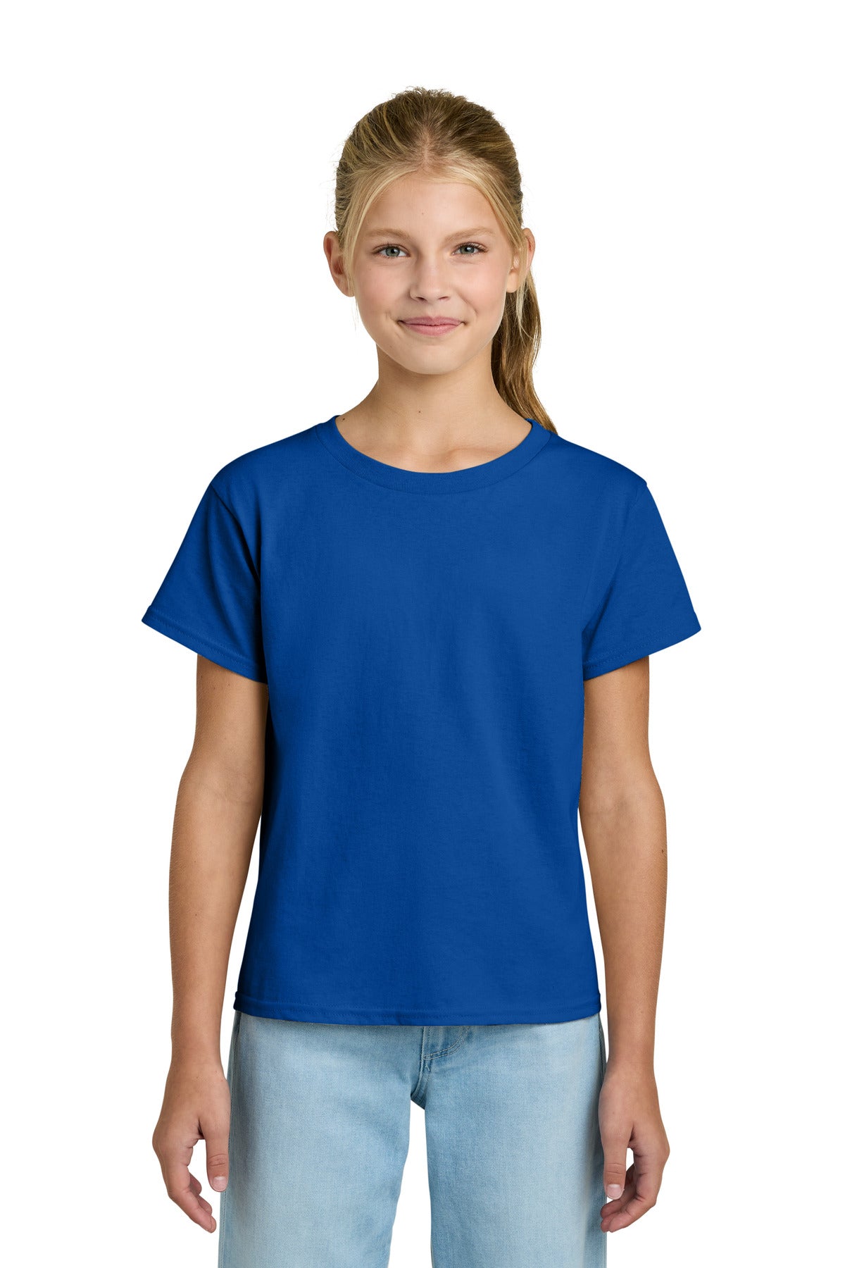 Gildan Youth Light Cotton Tee 3000B - Royal - front
