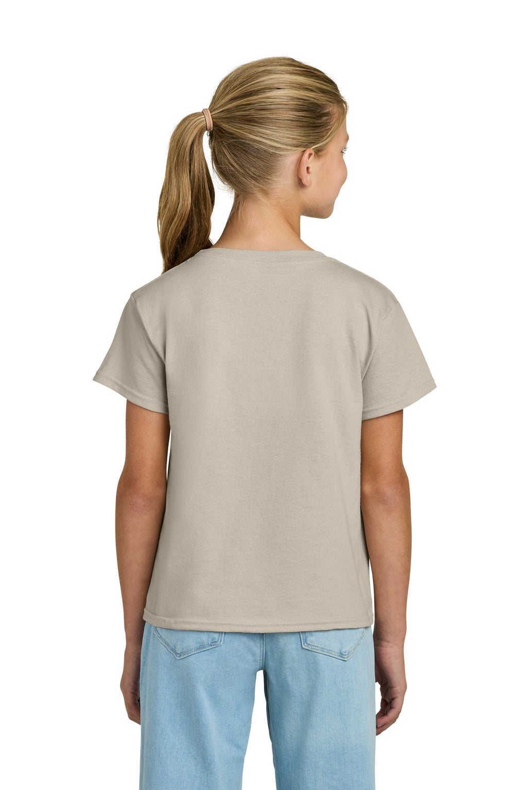 Gildan Youth Light Cotton Tee 3000B - Sand - back