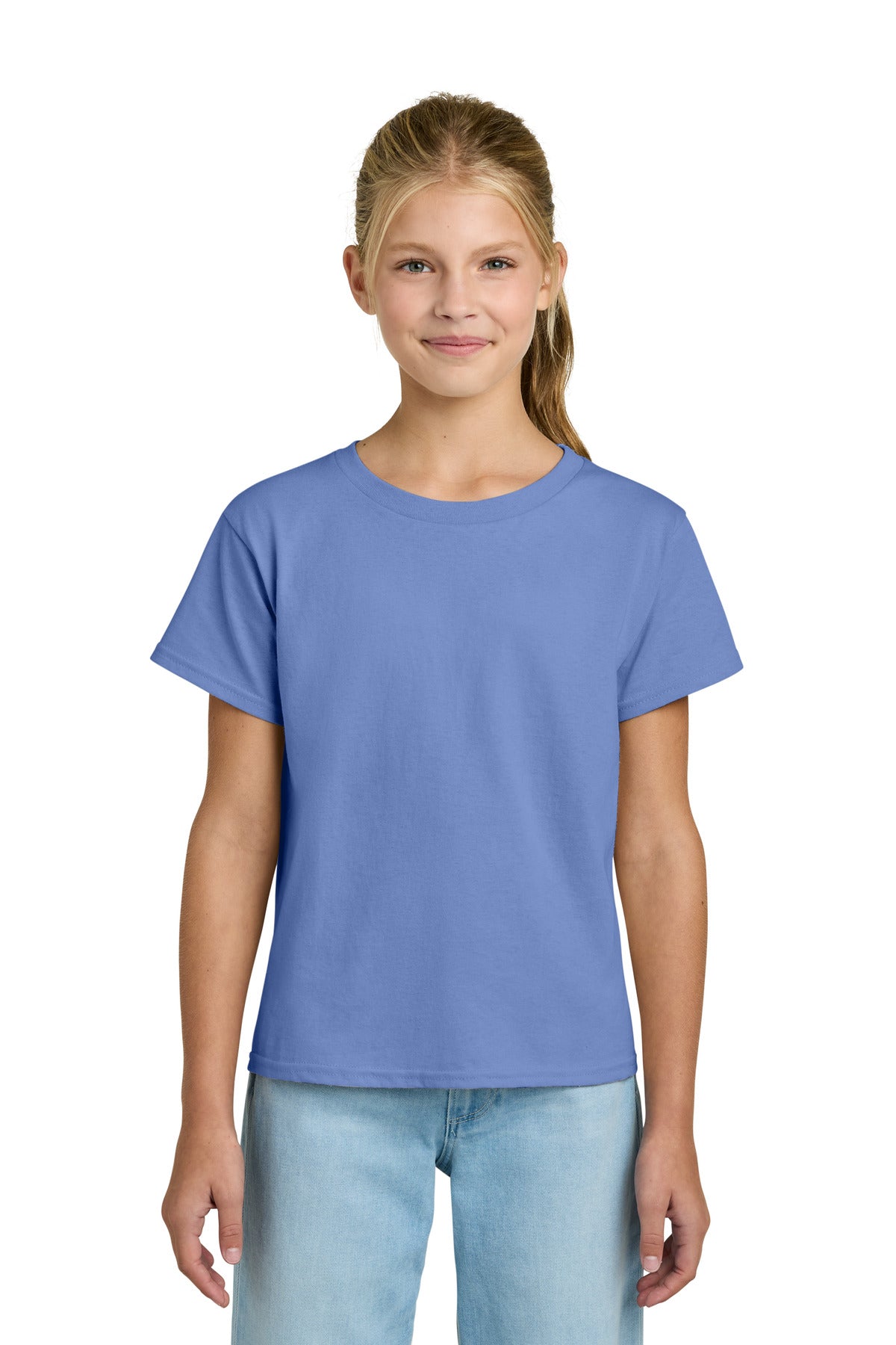 Gildan Youth Light Cotton Tee 3000B - Violet - front