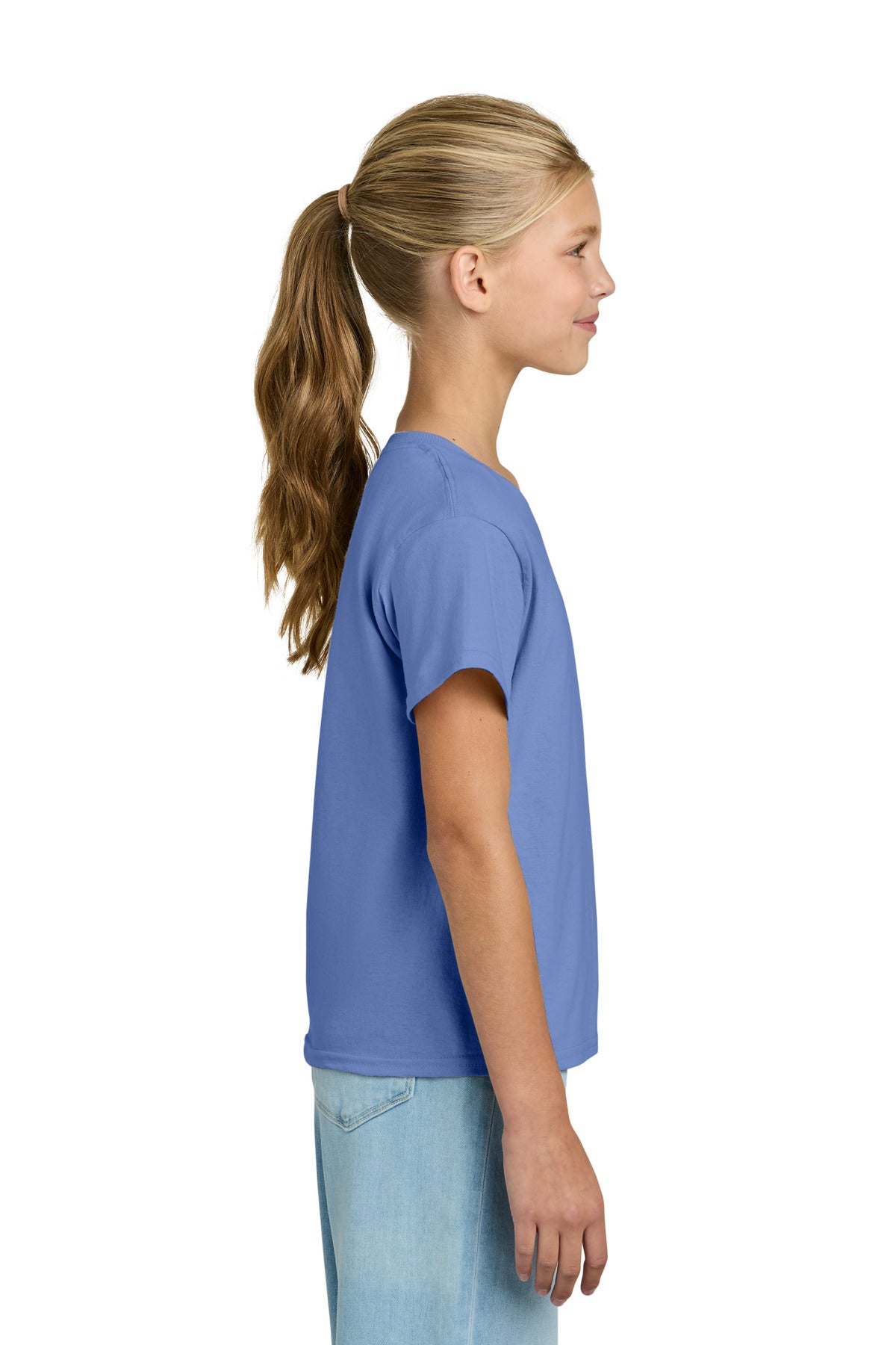 Gildan Youth Light Cotton Tee 3000B - Violet - side