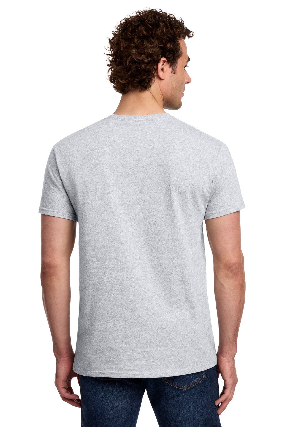 Gildan Light Cotton Tee 3000 - Ash Grey - back