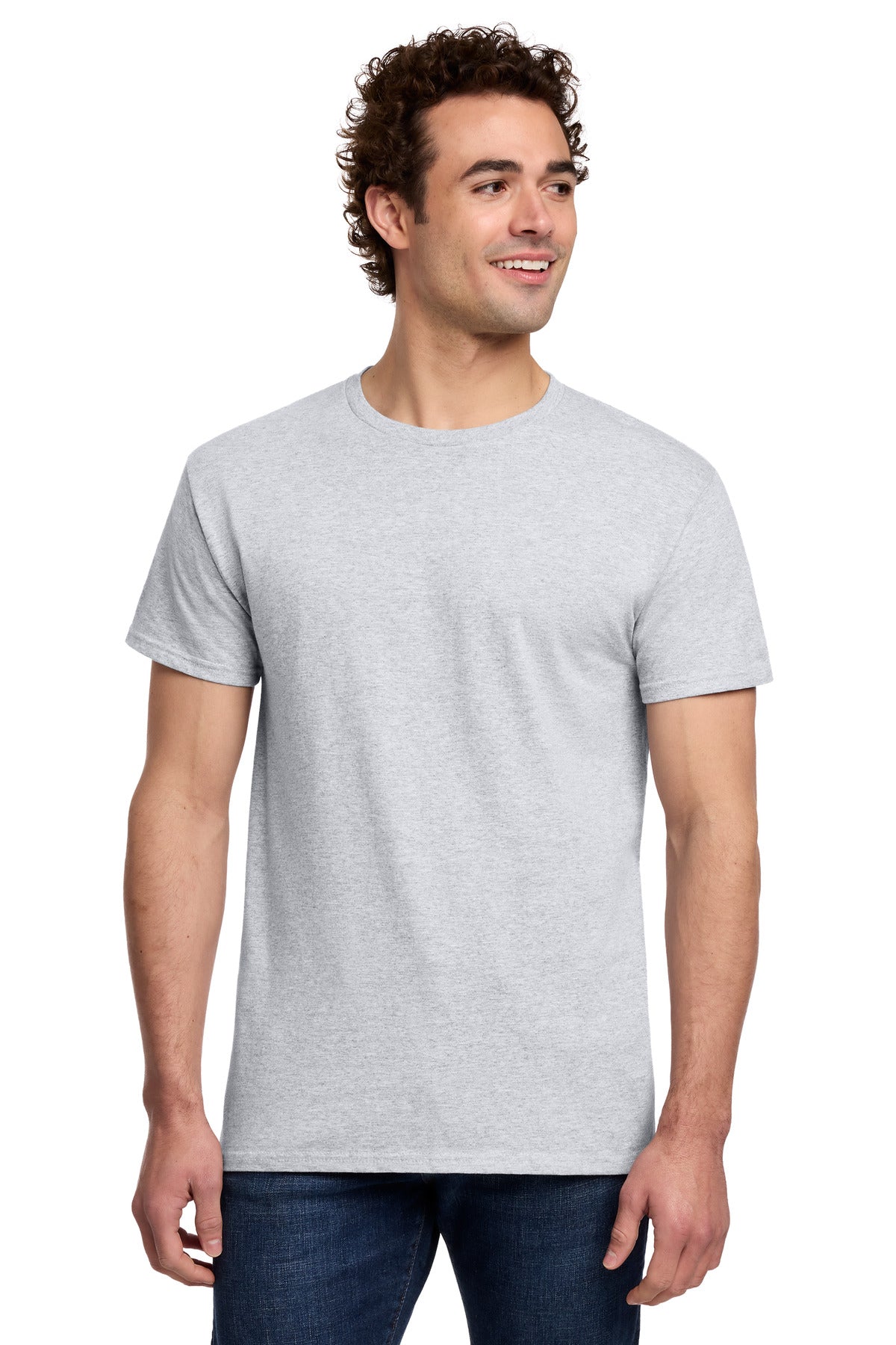 Gildan Light Cotton Tee 3000 - Ash Grey - front