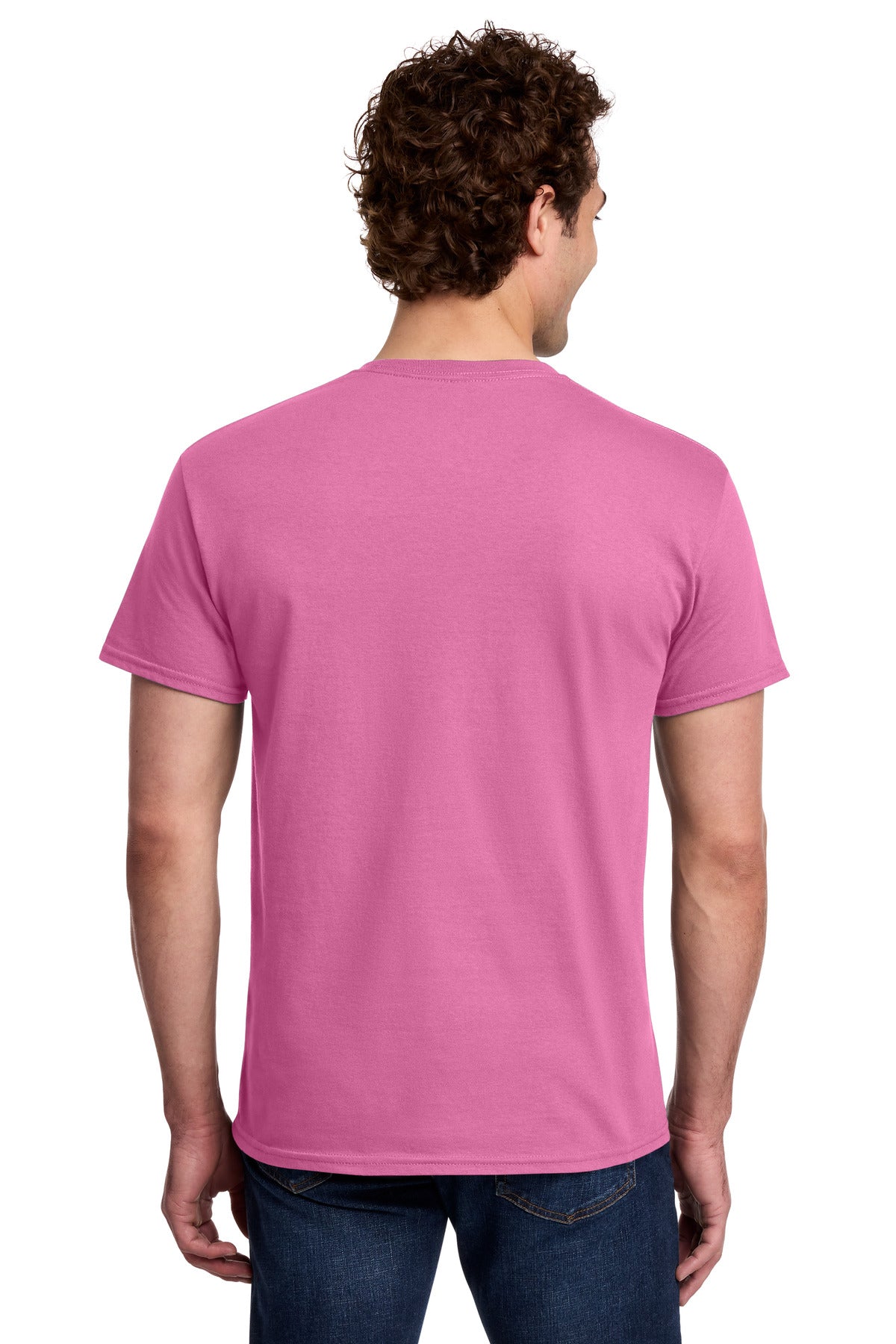 Gildan Light Cotton Tee 3000 - Azalea - back