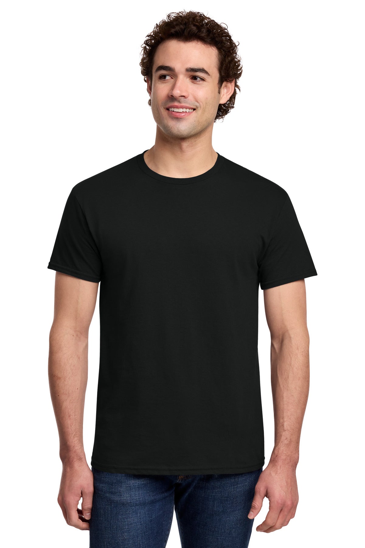 Gildan Light Cotton Tee 3000 - Black - front