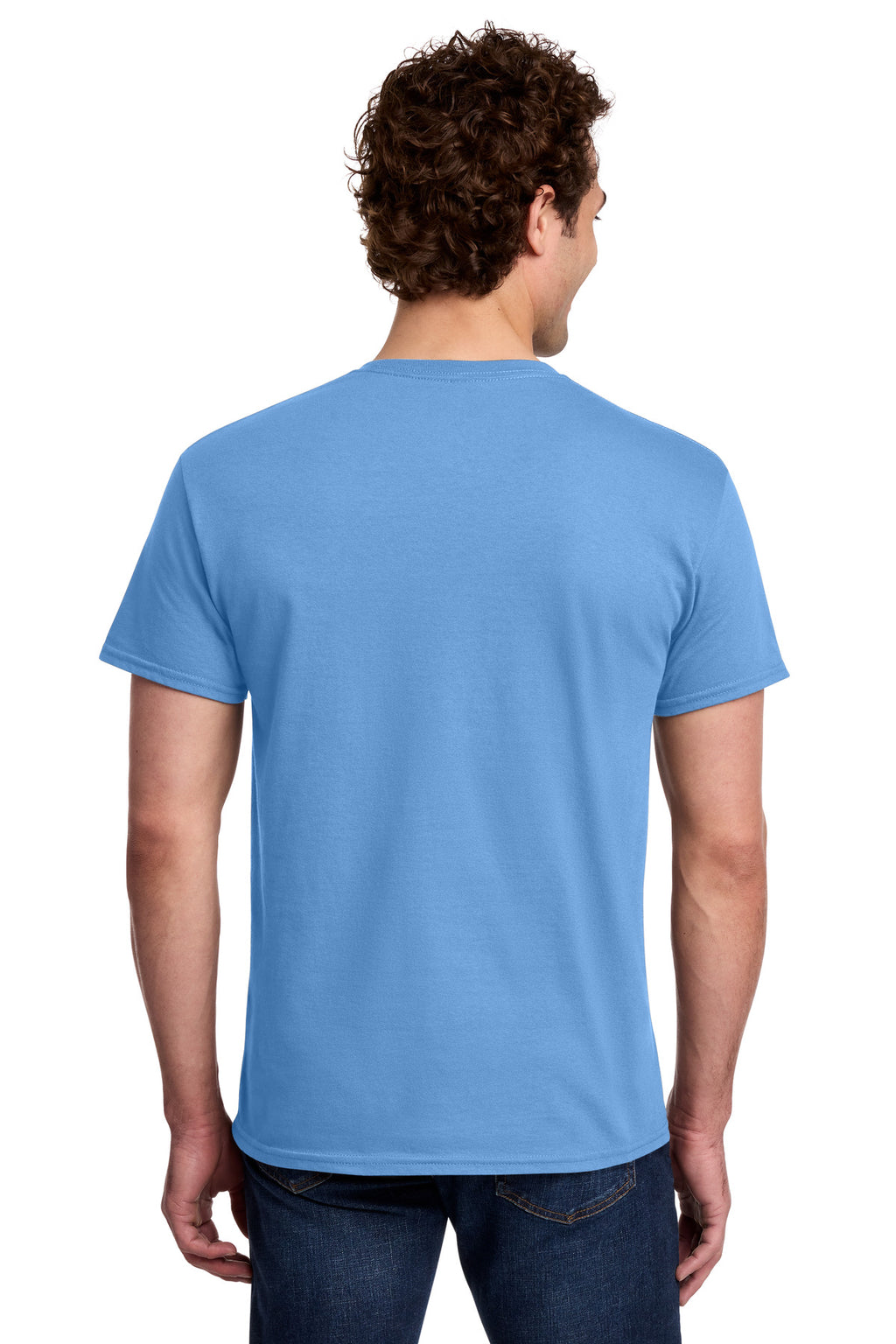 Gildan Light Cotton Tee 3000 - Carolina Blue - back