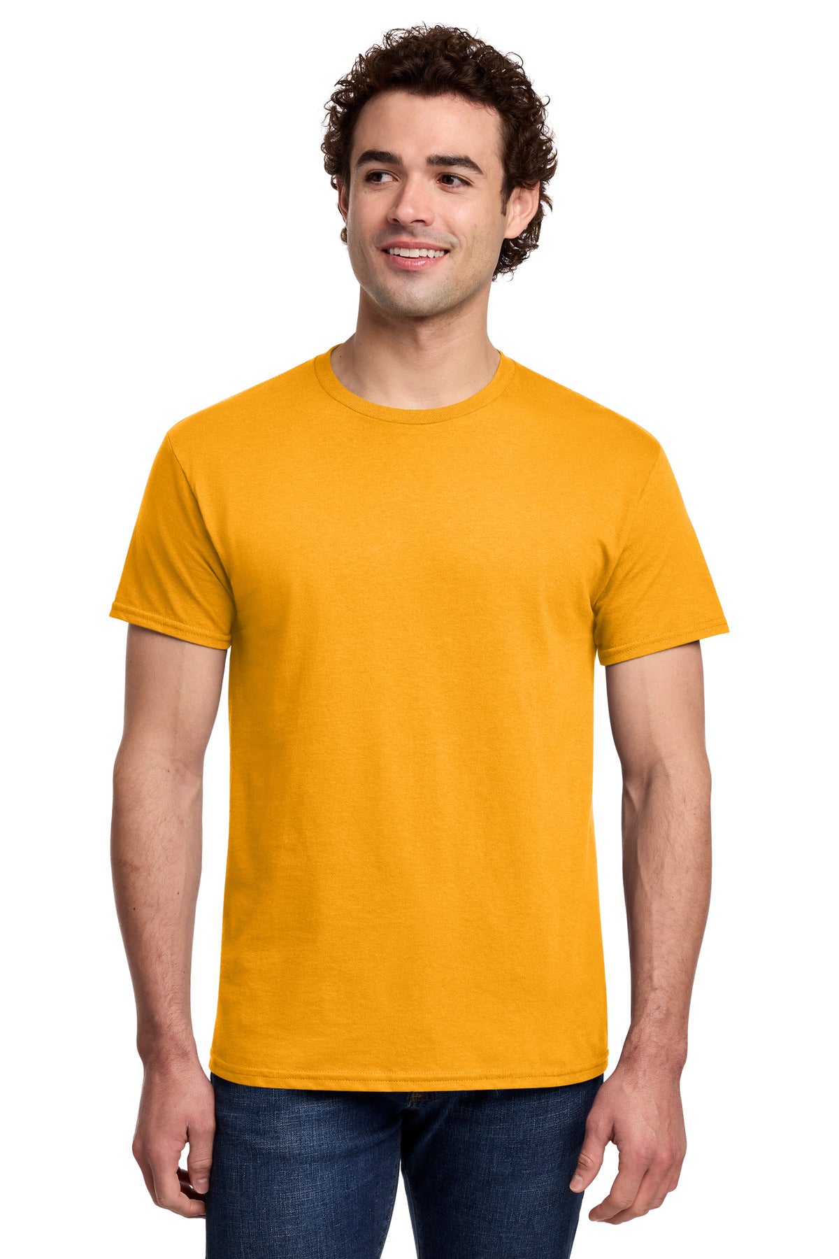 Gildan Light Cotton Tee 3000 - Gold - front