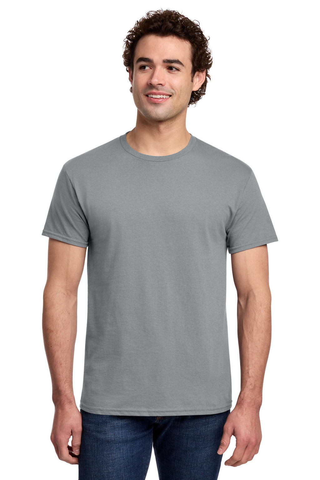 Gildan Light Cotton Tee 3000 - Gravel - front