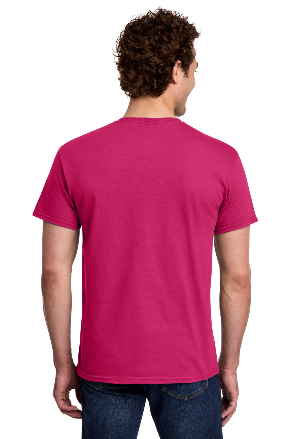 Gildan Light Cotton Tee 3000 - Heliconia - back