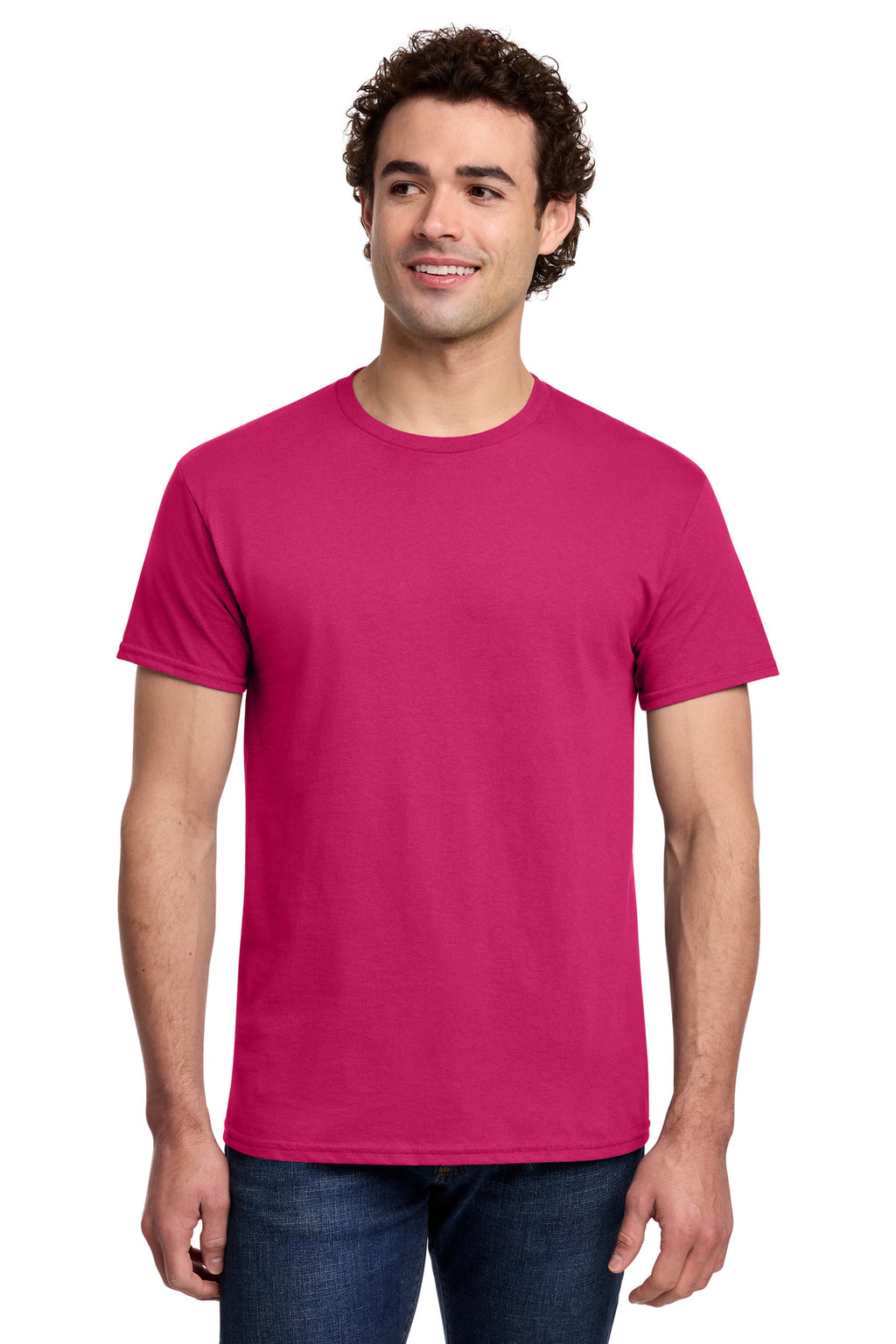 Gildan Light Cotton Tee 3000 - Heliconia - front