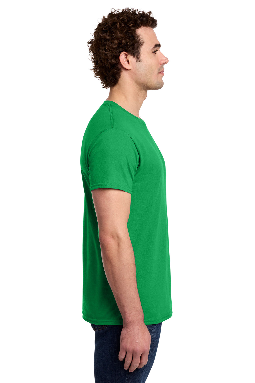 Gildan Light Cotton Tee 3000 - Irish Green - side