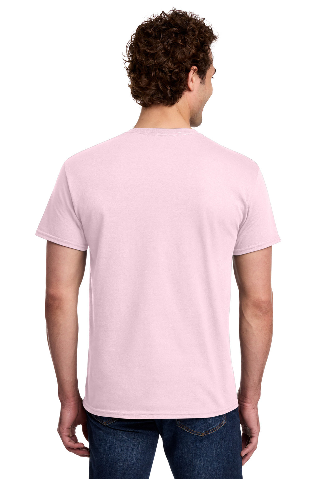 Gildan Light Cotton Tee 3000 - Light Pink - back