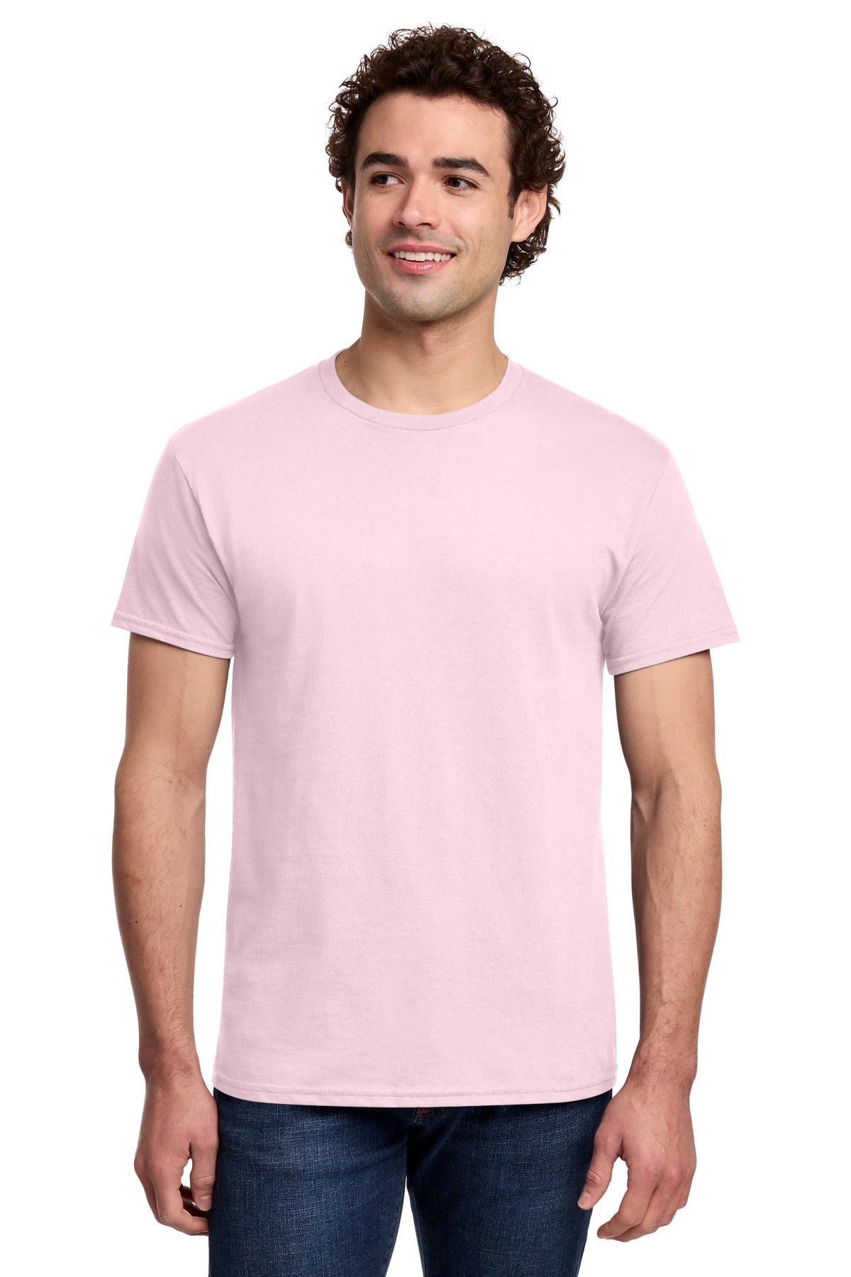 Gildan Light Cotton Tee 3000 - Light Pink - front
